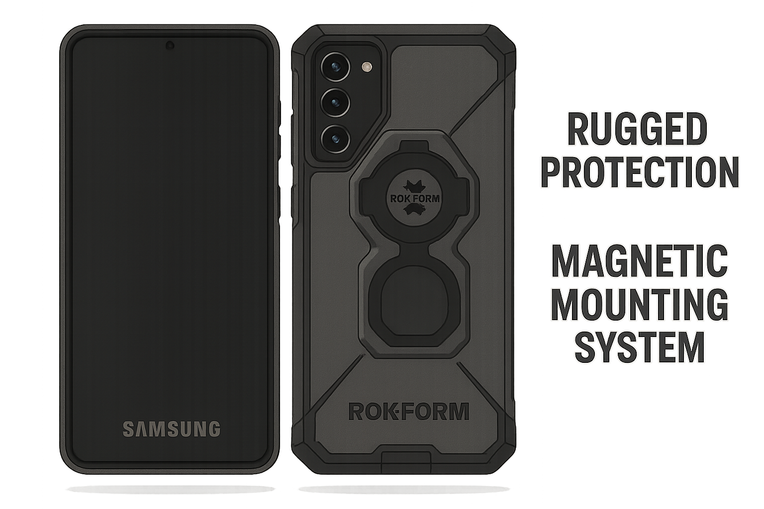 Rokform rugged case protecting Samsung phone battery performance