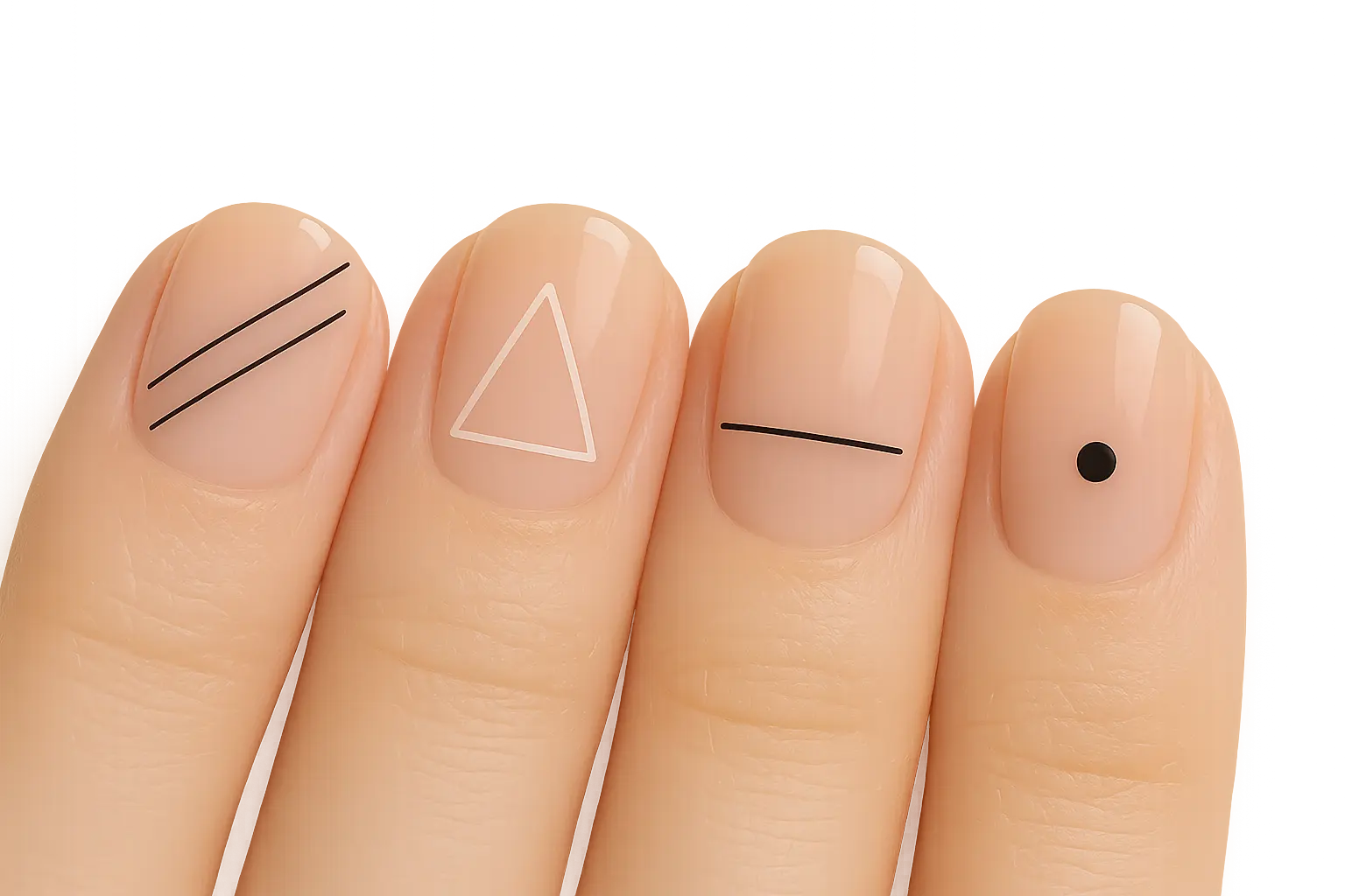 Minimalist modern venus nails designs