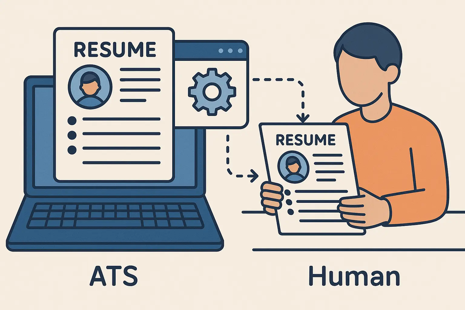 ATS and human-friendly resume design