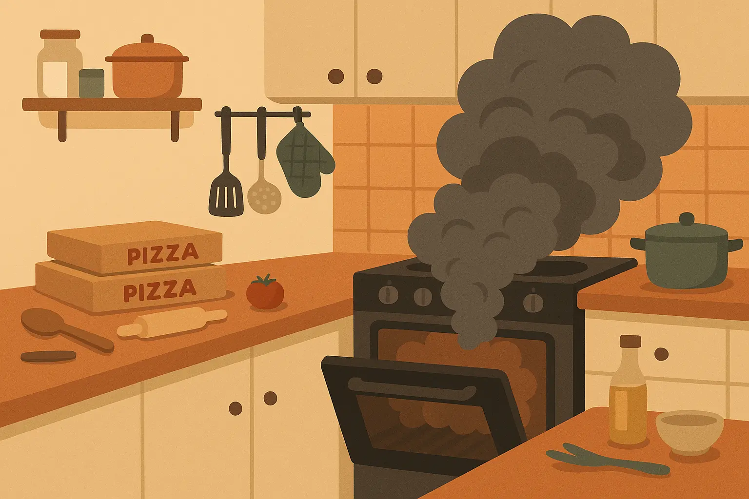 Funny kitchen disaster eulogy example