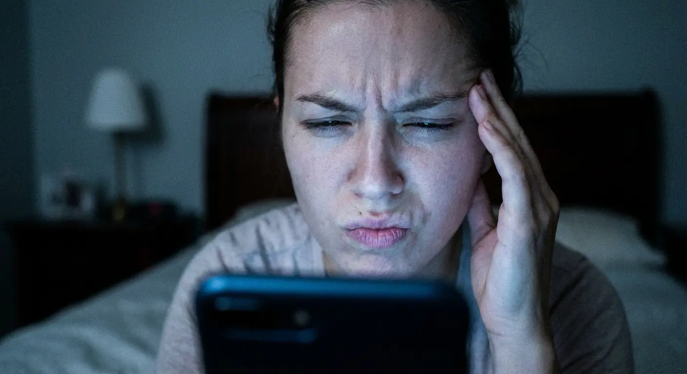 Person scrolling through mental health apps on a smartphone