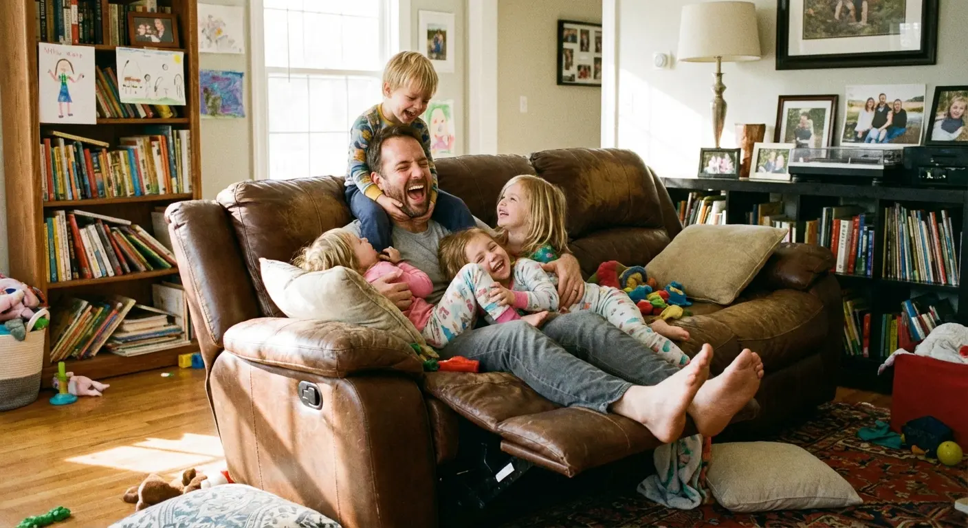 Breaking the ice with dad joke in eulogy