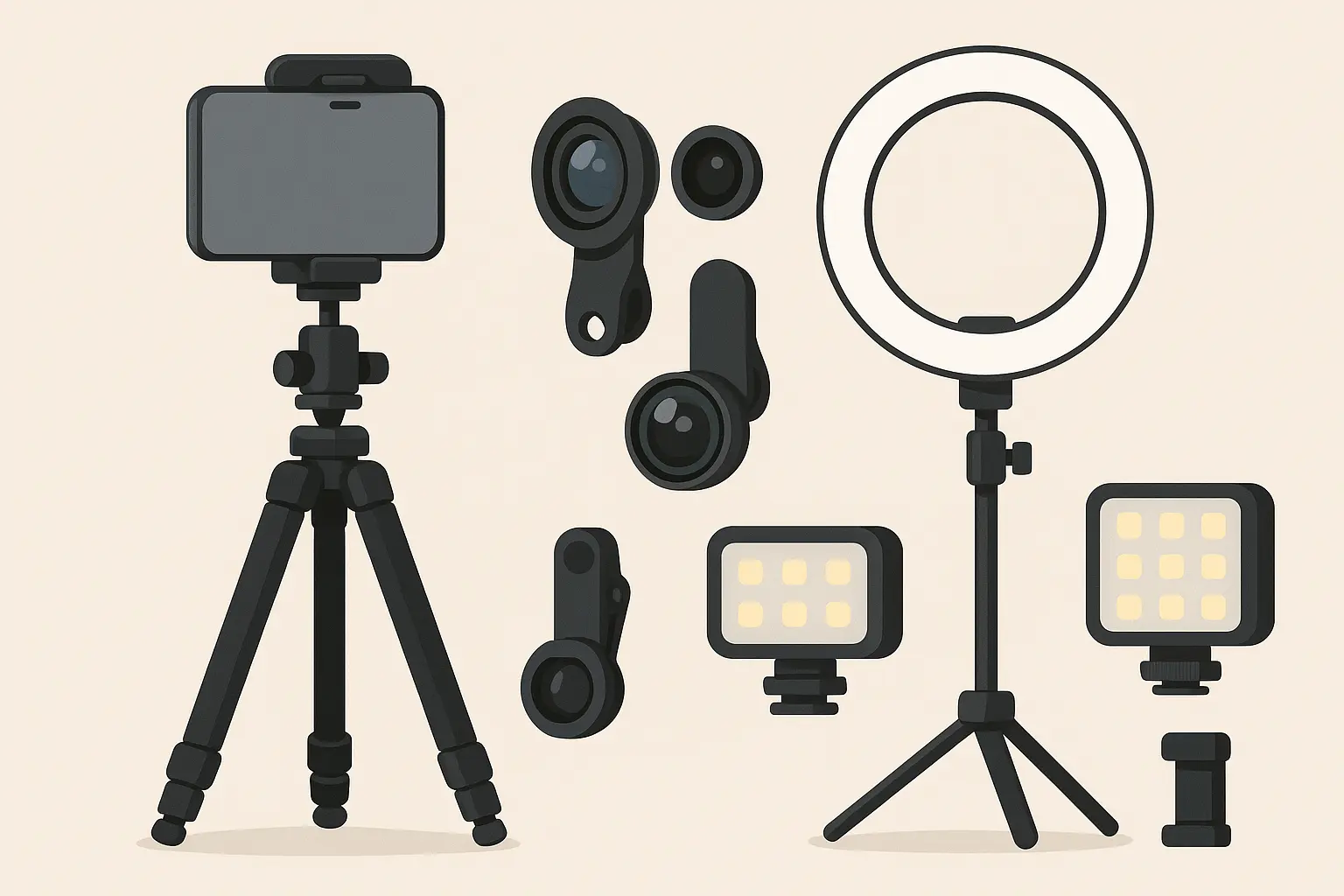 Brand comparison showing iPhone and Samsung camera capabilities across different models