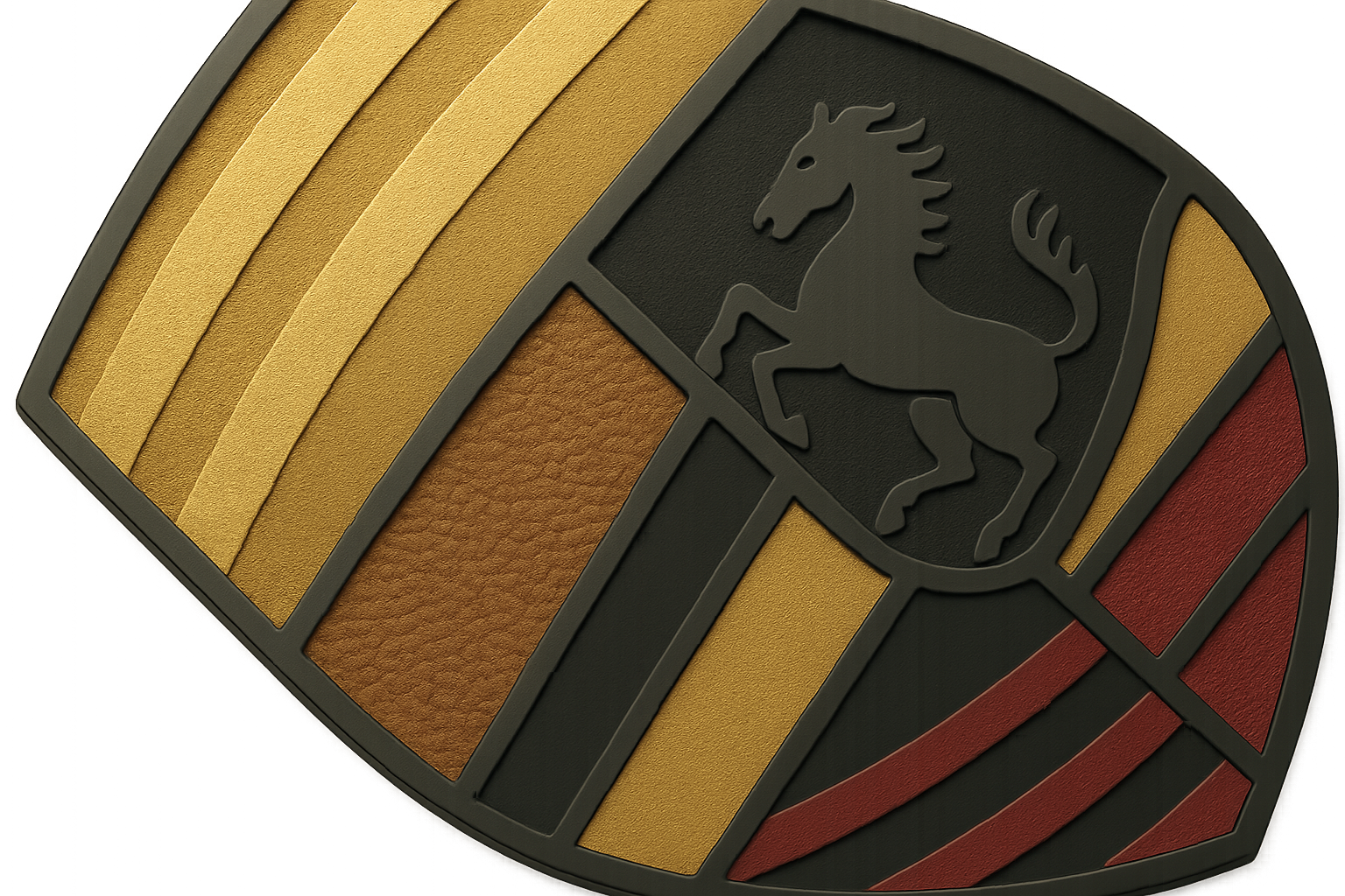 Artistic Porsche silhouette minimalist wallpaper design