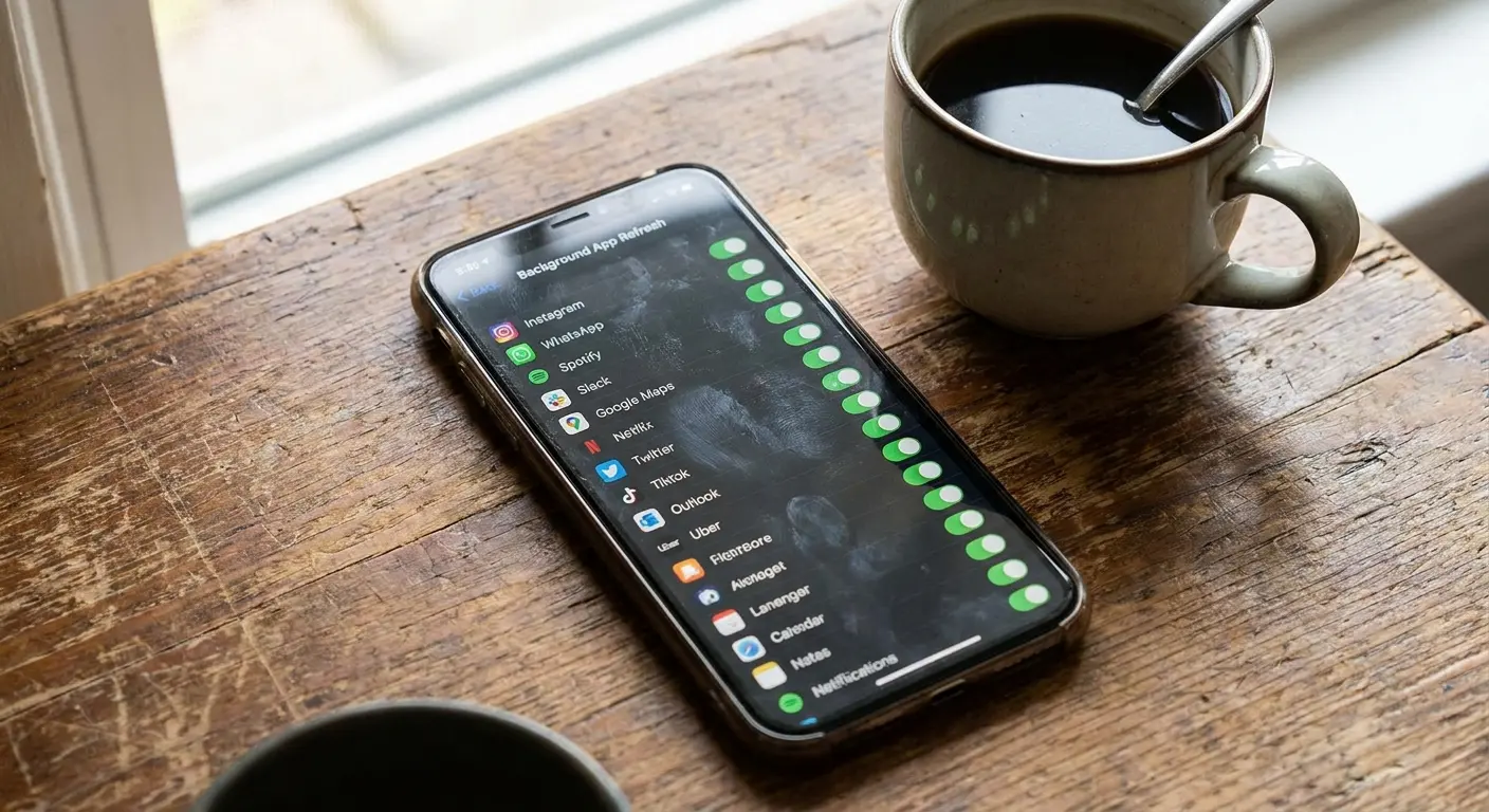 Background App Refresh settings screen