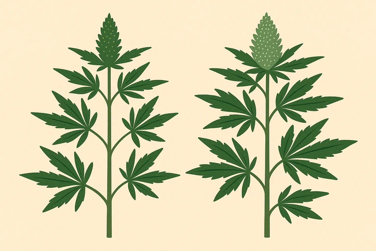 Comparison chart showing different Silver Haze variants