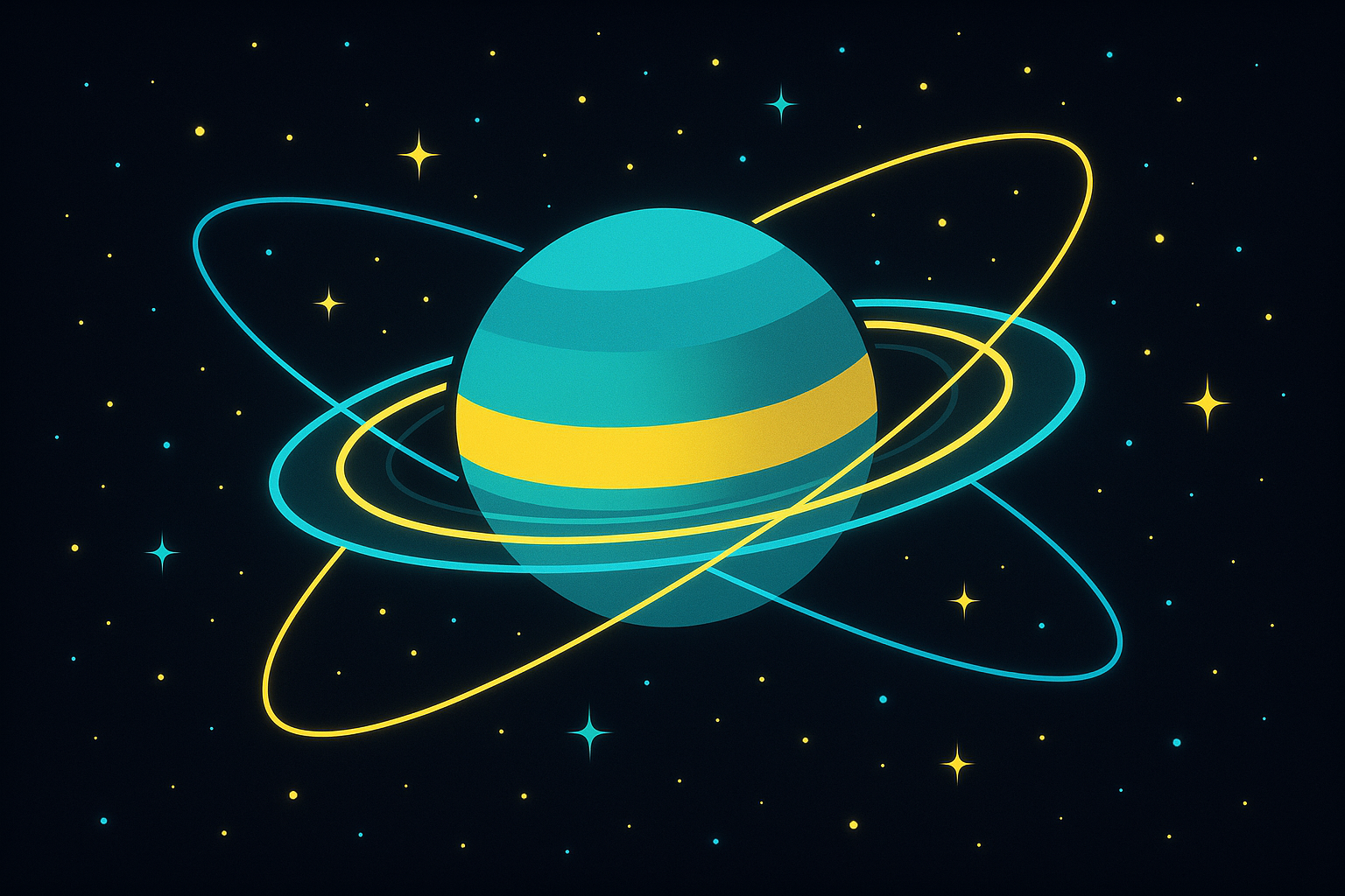 Minimalist neon accent wallpaper design