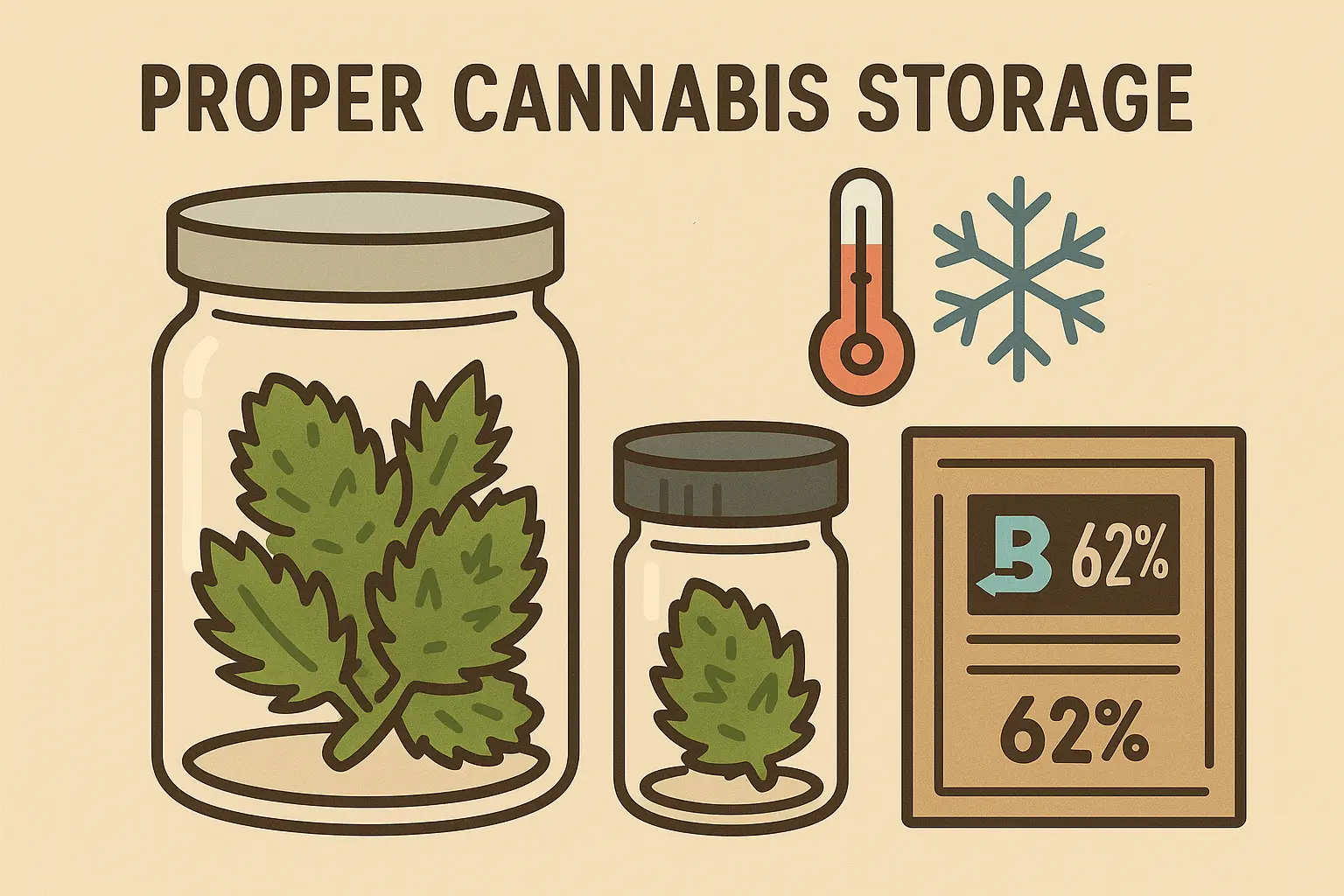 Proper cannabis storage containers for maintaining Pine Tar quality