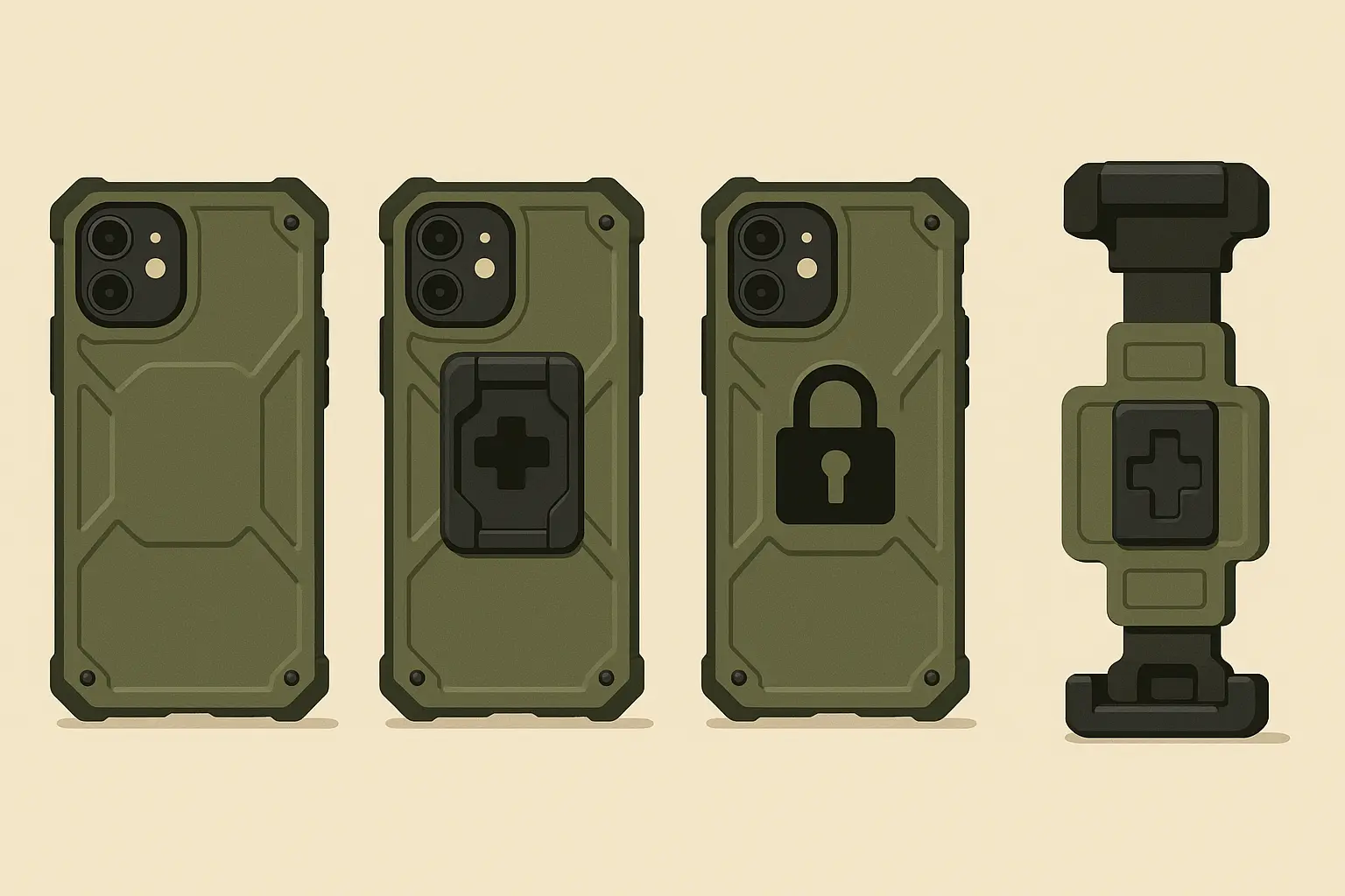 Rokform rugged phone case with mounting system