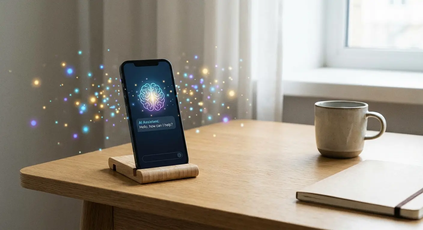 ChatGPT interface on a smartphone showing AI conversation