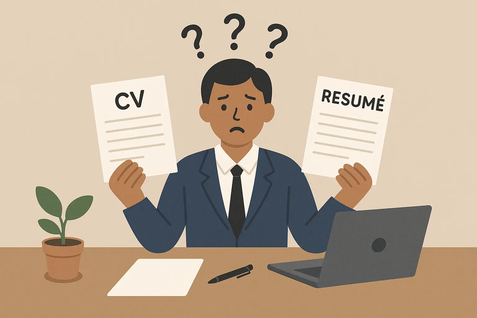 CV vs Resume comparison
