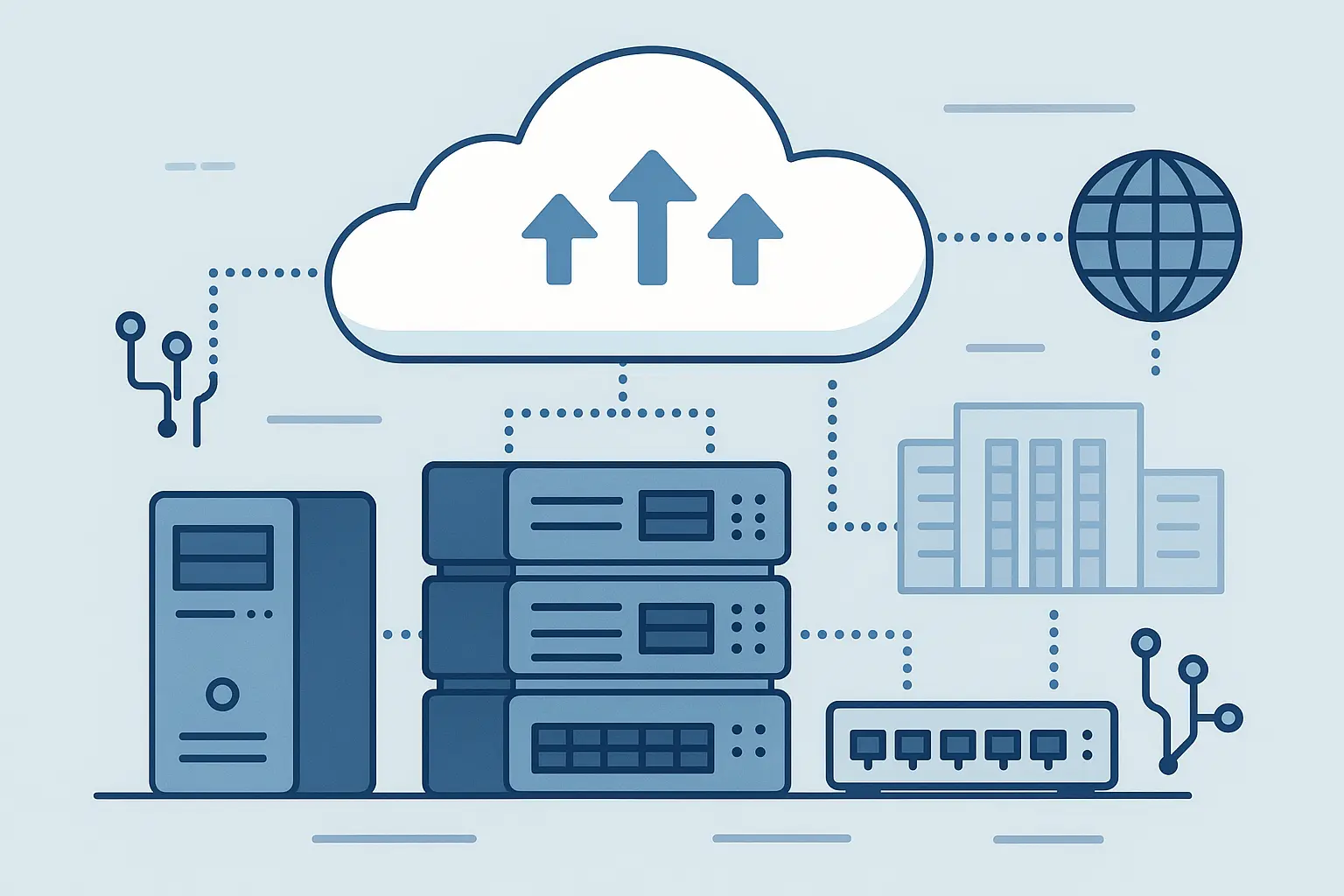 Cloud computing infrastructure diagram