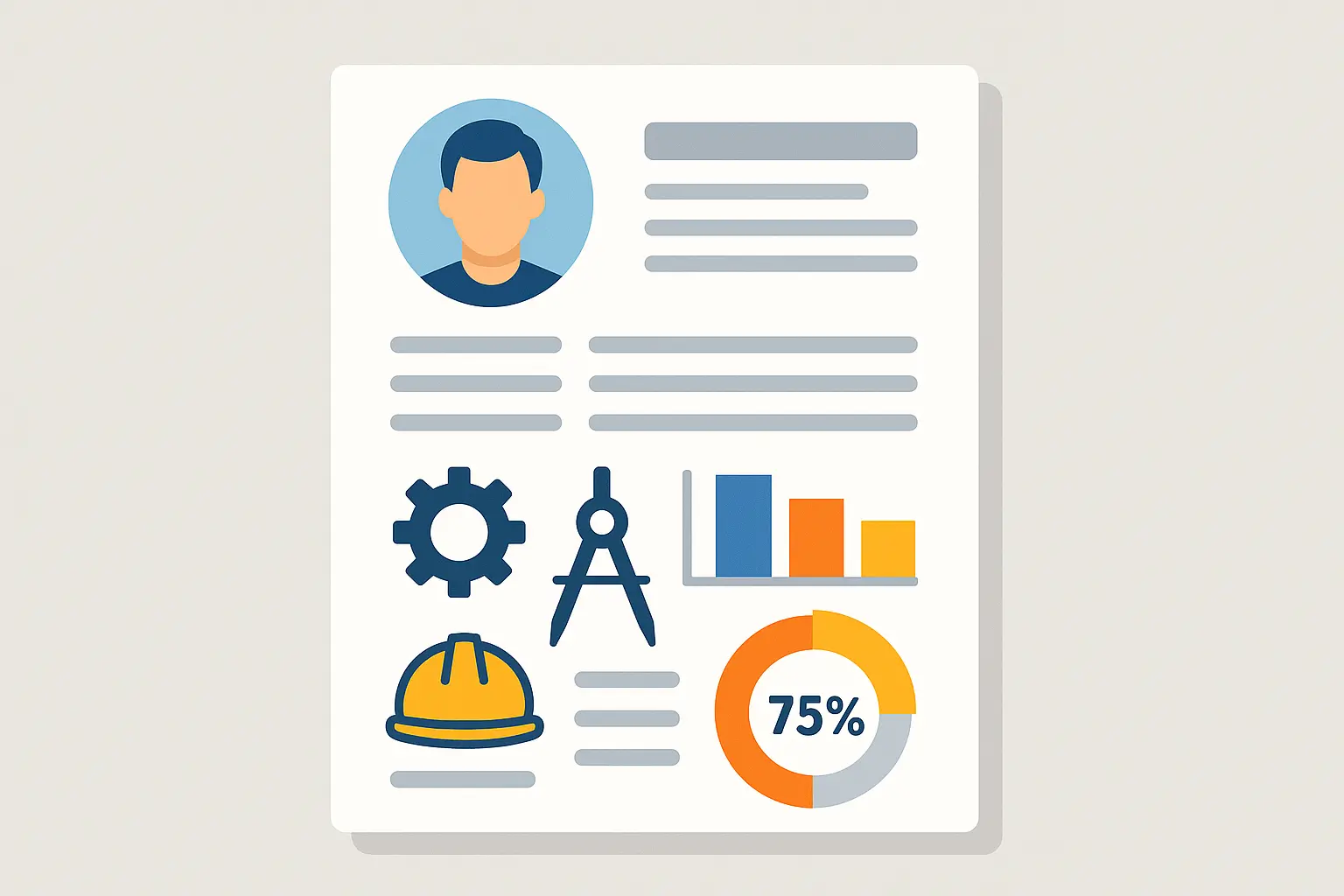 Engineering resume analysis breakdown