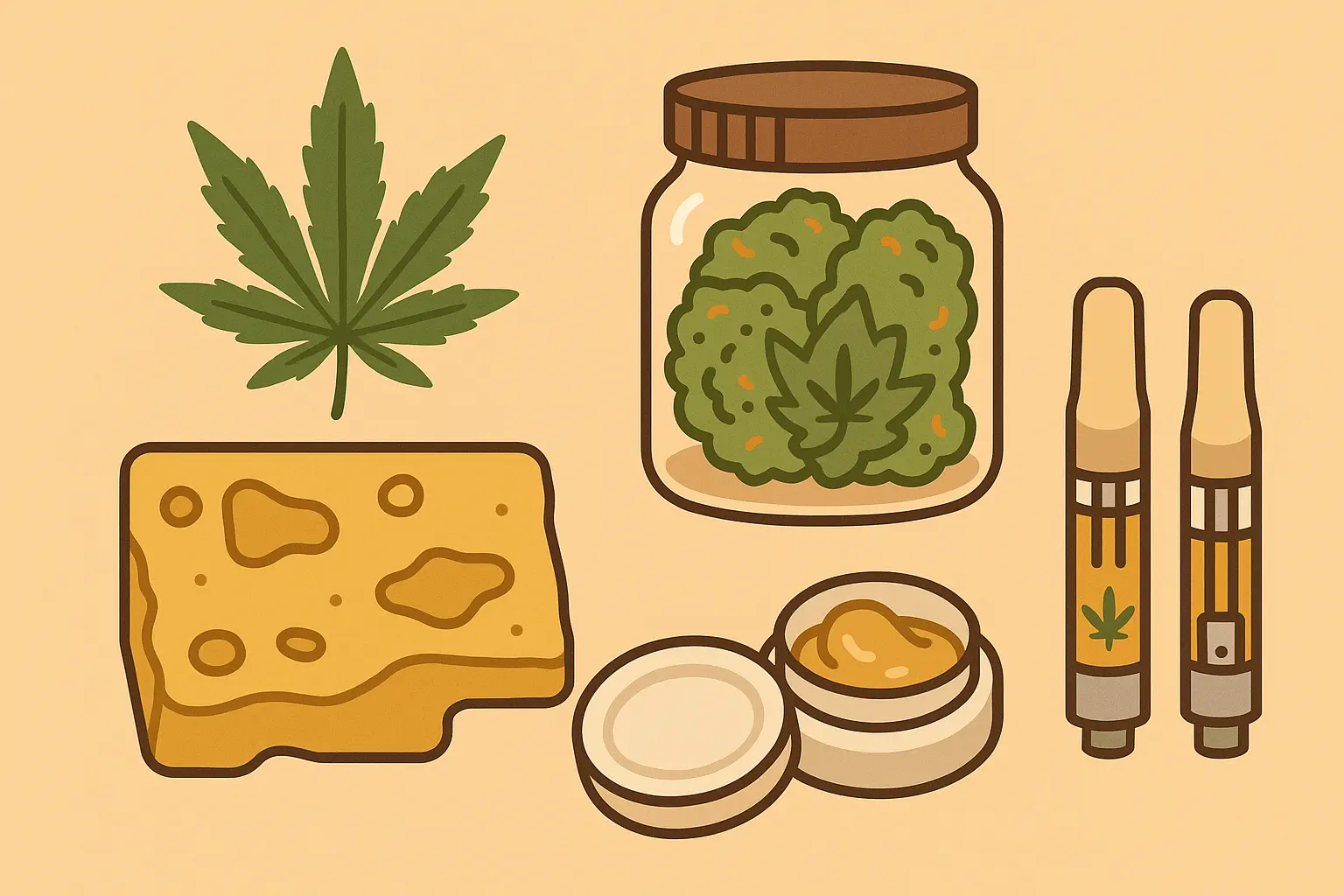 Different Oreoz strain product formats and options