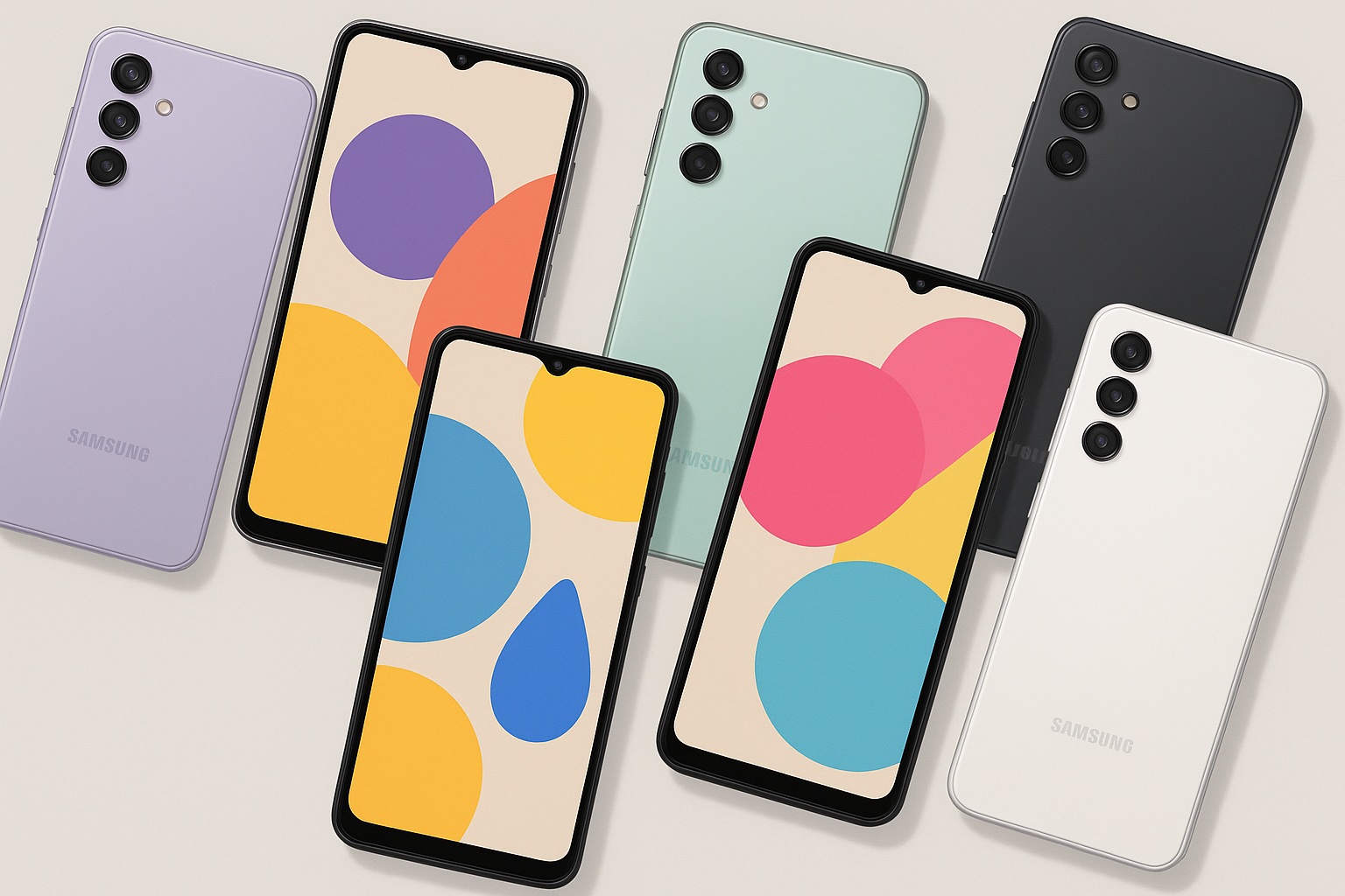 Samsung Galaxy A series mid-range smartphones