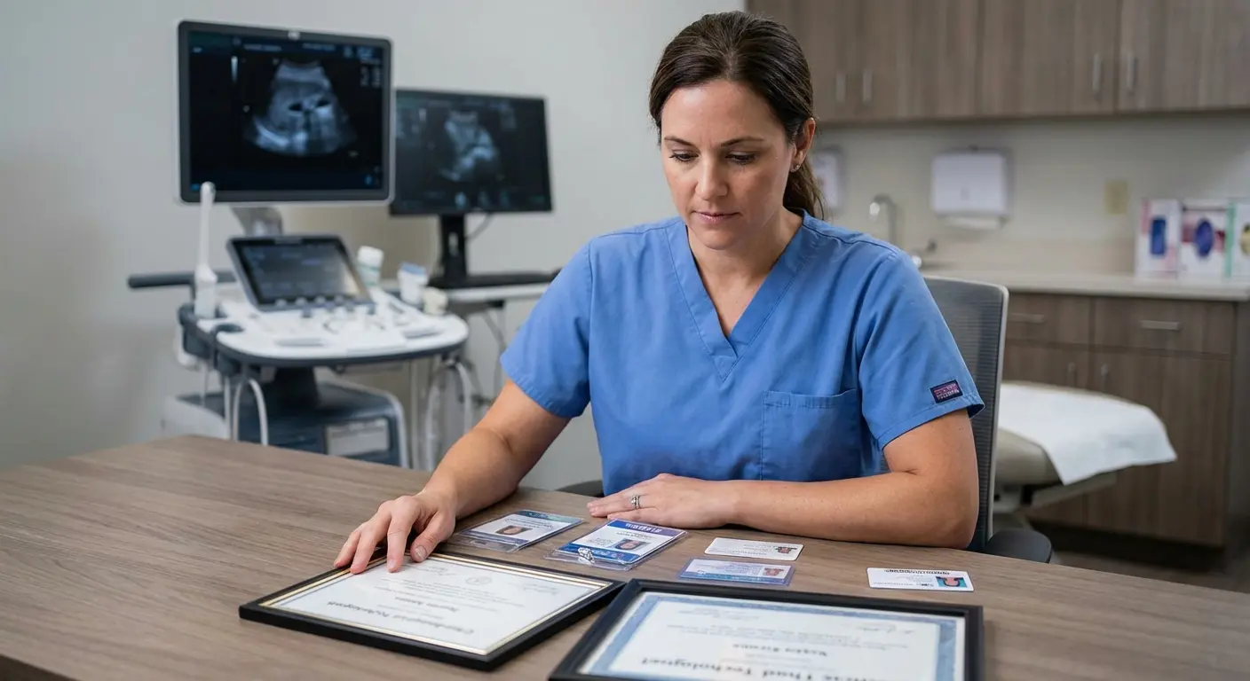 Ultrasound tech credential hierarchy comparison chart