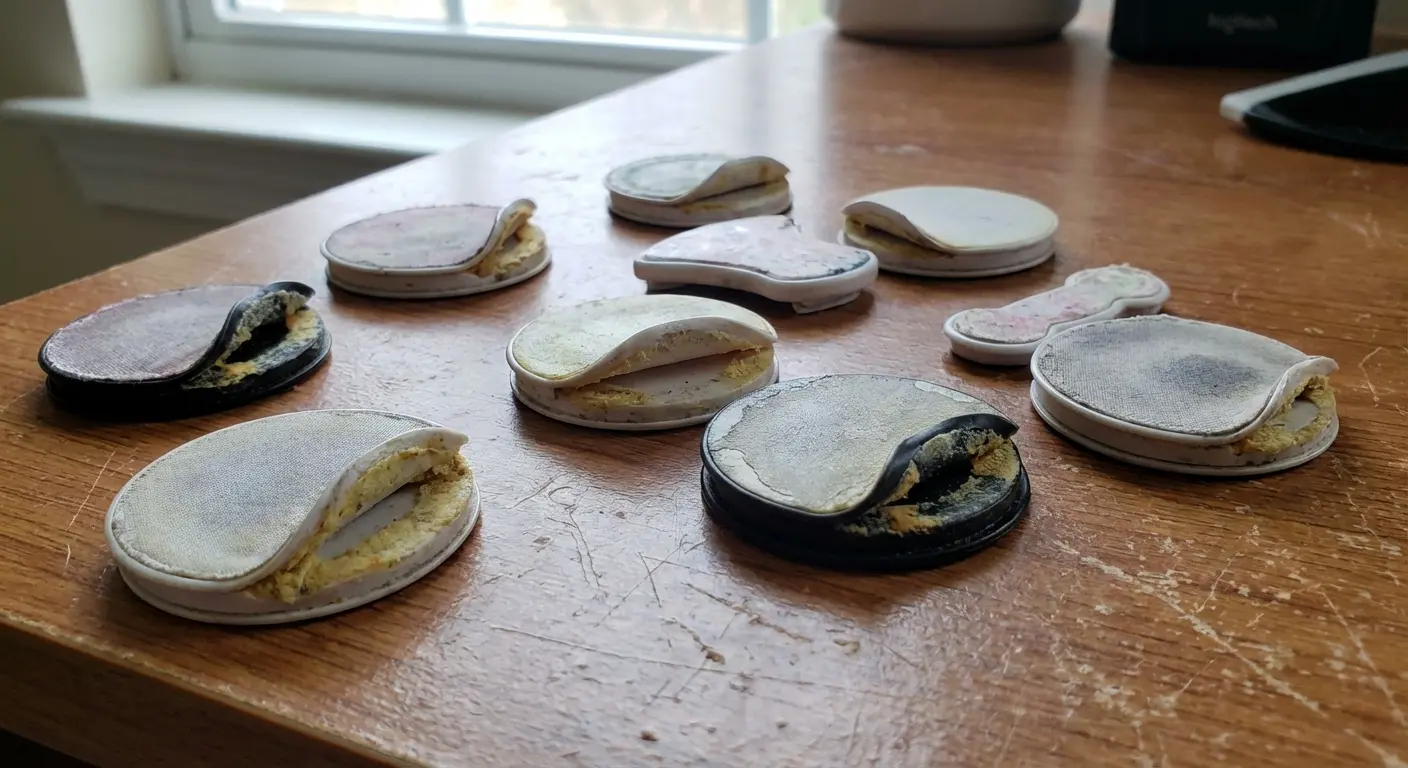 My phone grip after 3 months - see how faded?