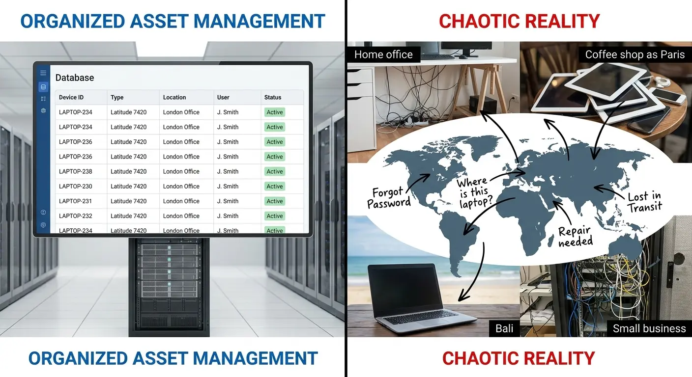 Asset tracking challenges in distributed teams