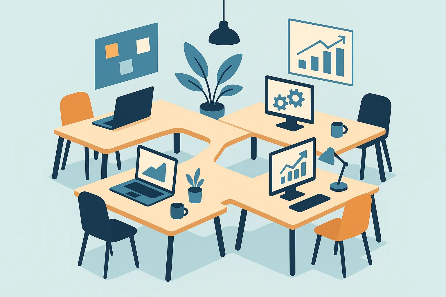 Team collaboration meeting with colleagues working together