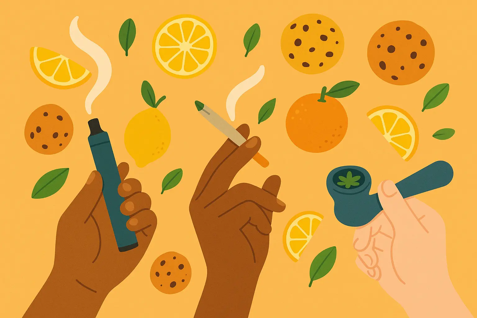 Mandarin Cookies flavour profile and terpene composition