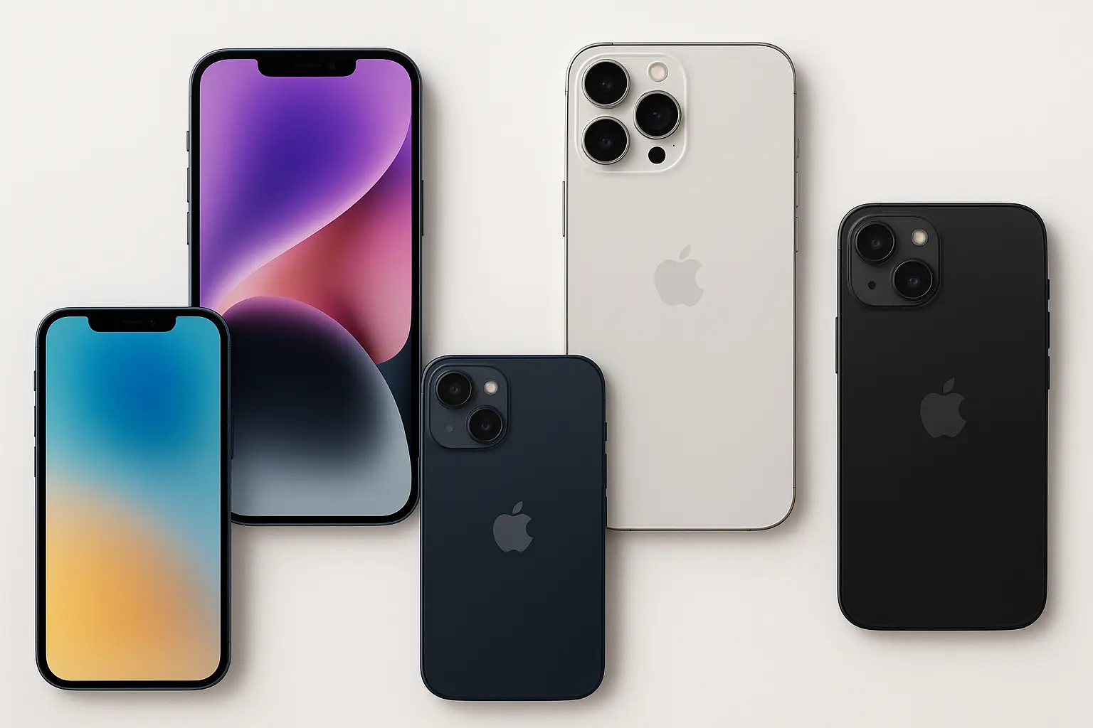 iPhone selfie camera evolution comparison