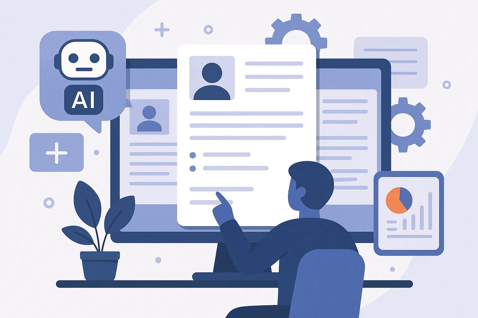 Resume Builder IQ platform interface
