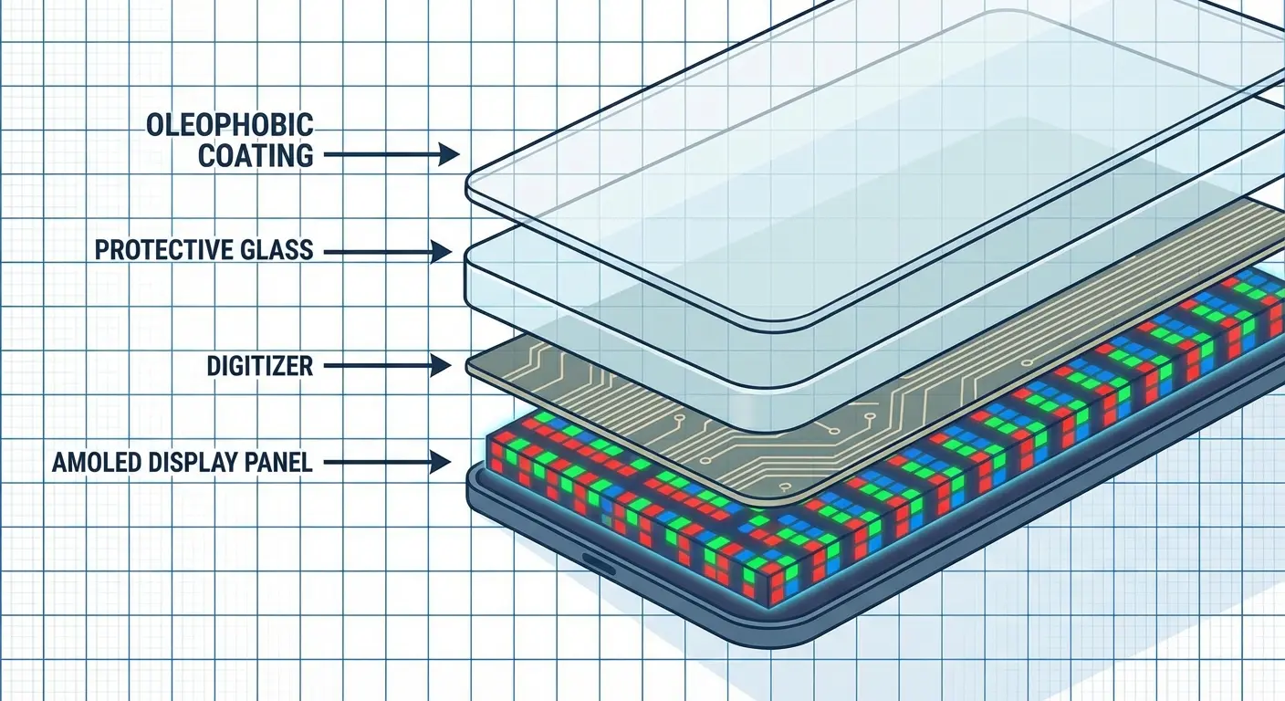 Samsung screen quality comparison OEM vs aftermarket