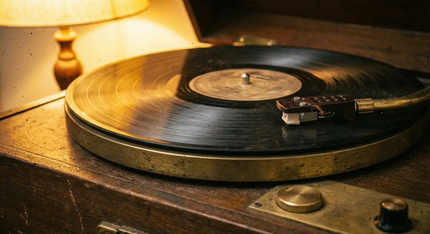 Sheet music and a rose