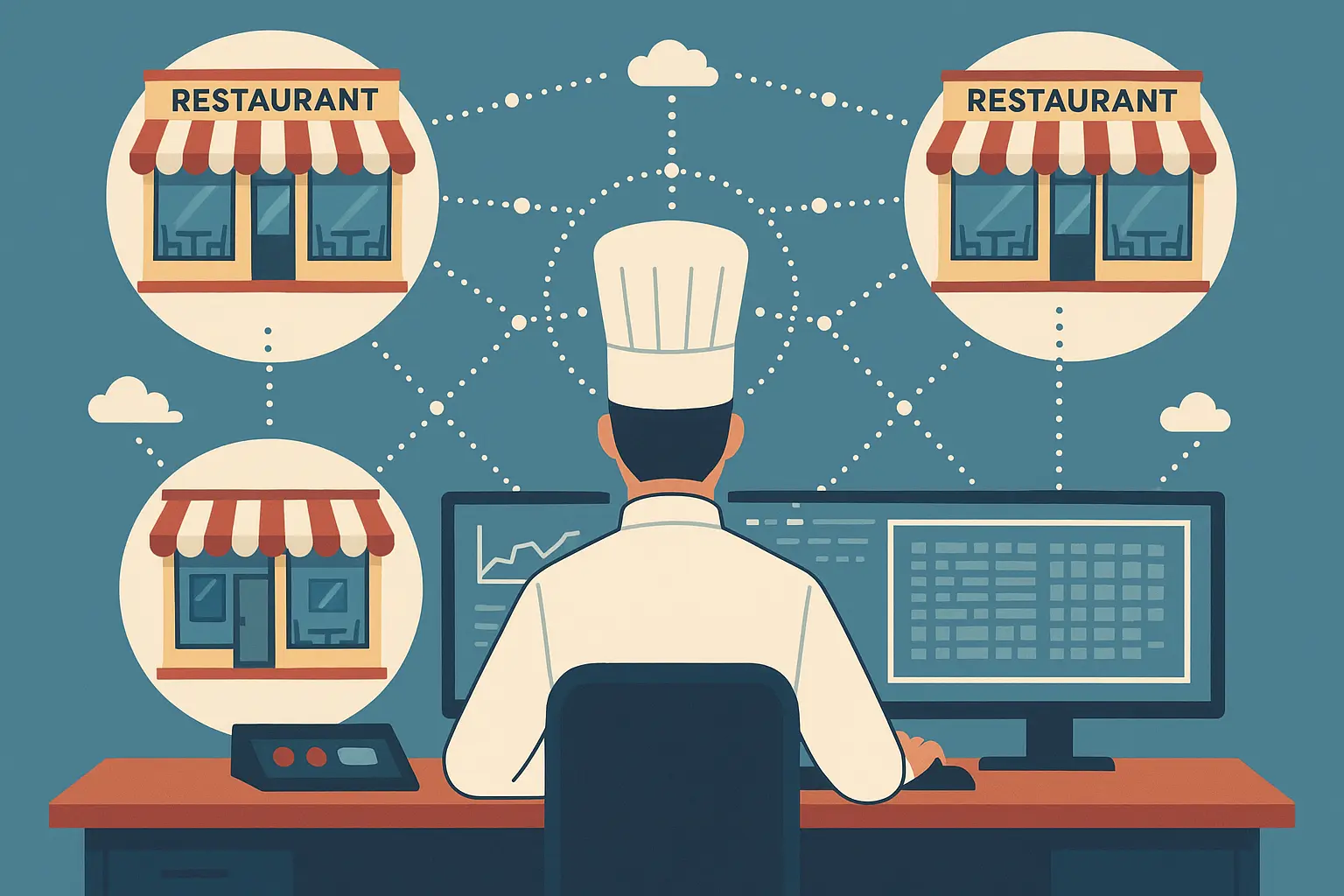 Corporate kitchen management structure