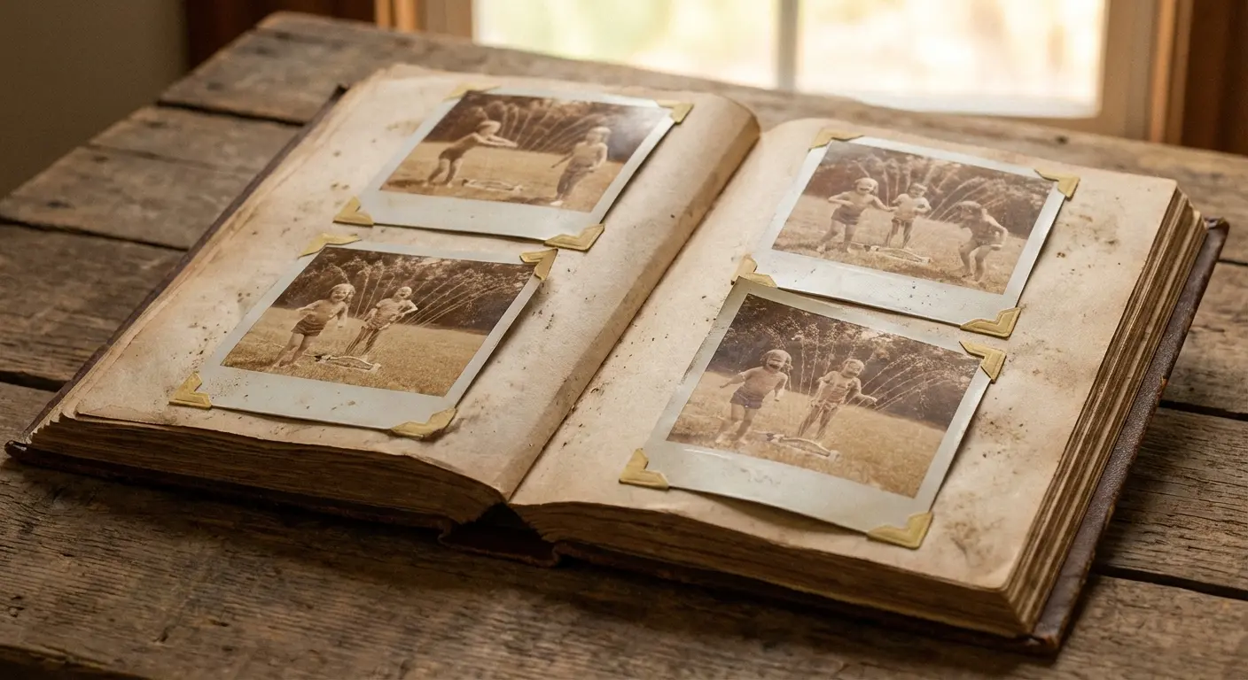 Cousins sharing a moment of connection at a family gathering