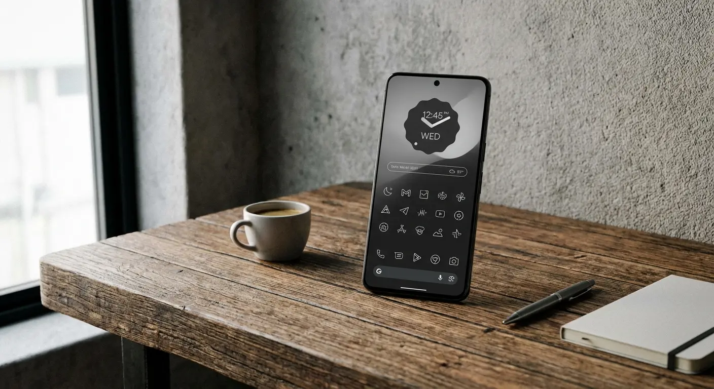Nova Launcher home screen showing customized icons and layout