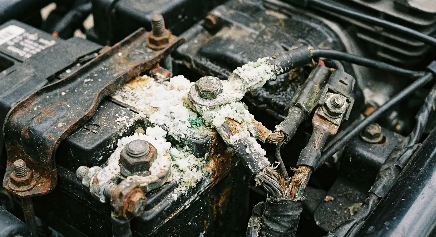 Motorcycle electrical system condensation damage