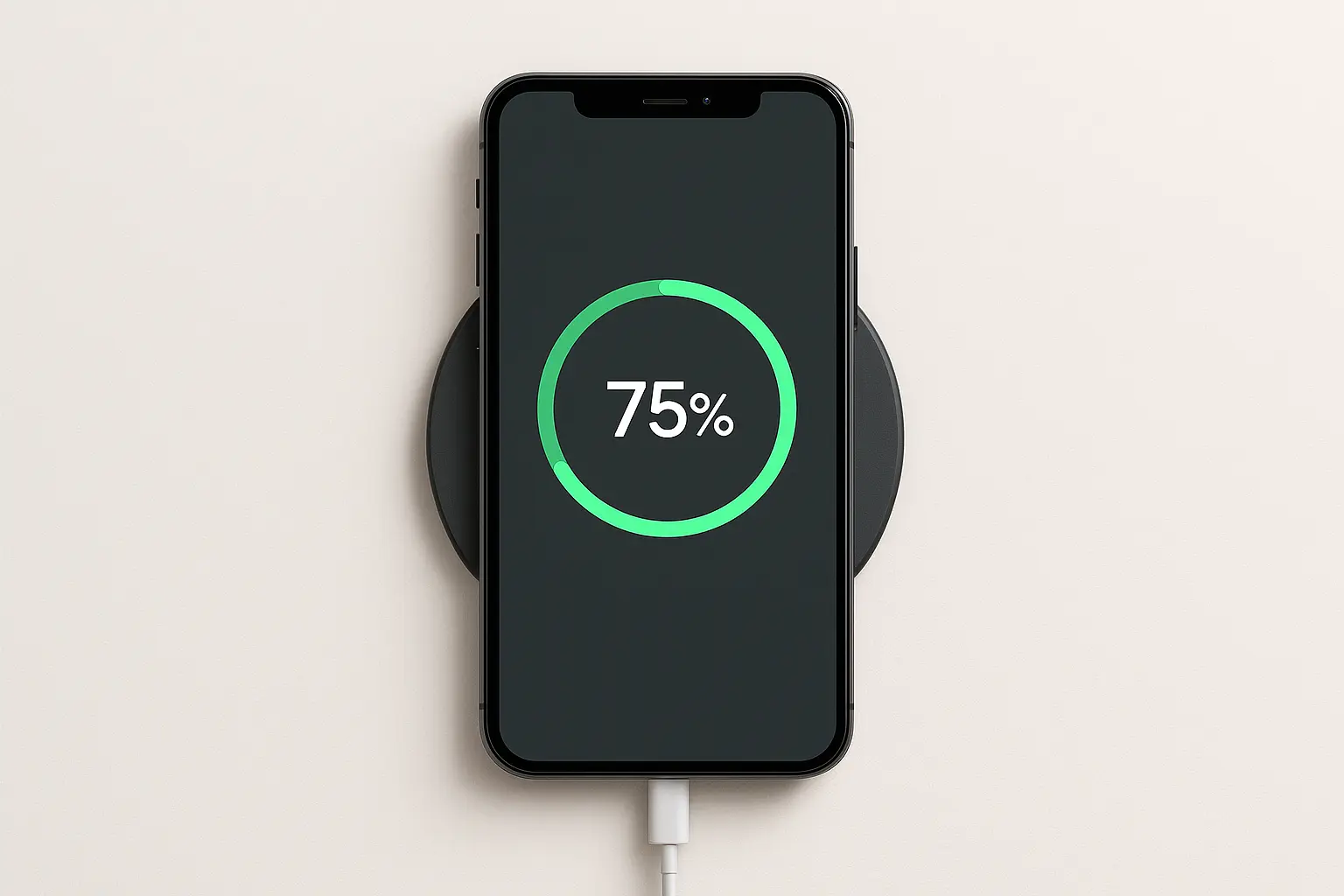 Wireless charging test setup for Pixel identification