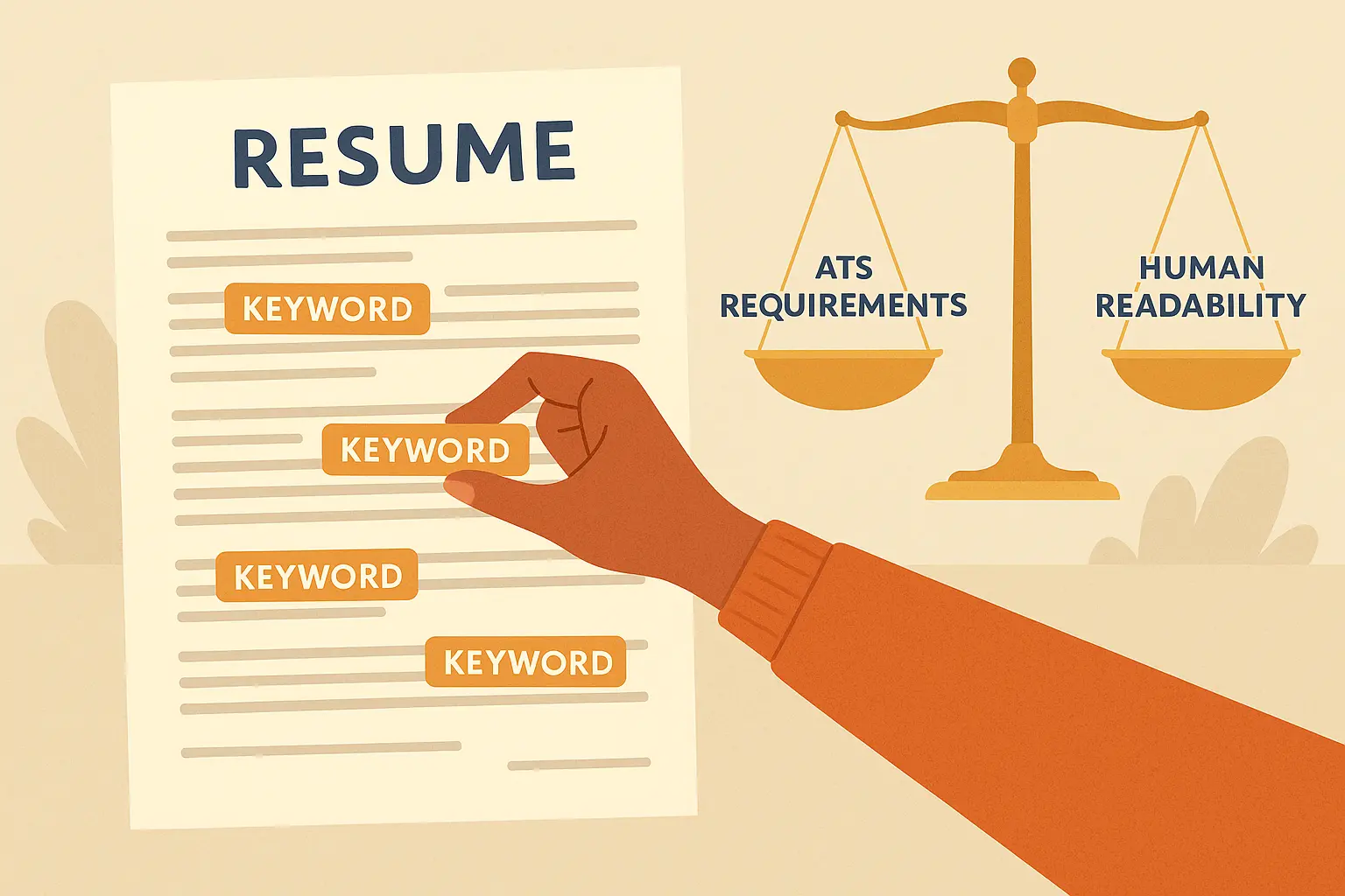 Resume keyword optimization strategy diagram