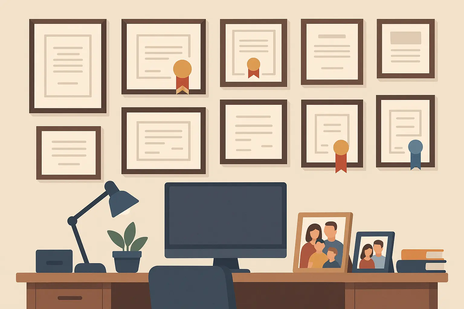 Professional man in business setting helping colleagues