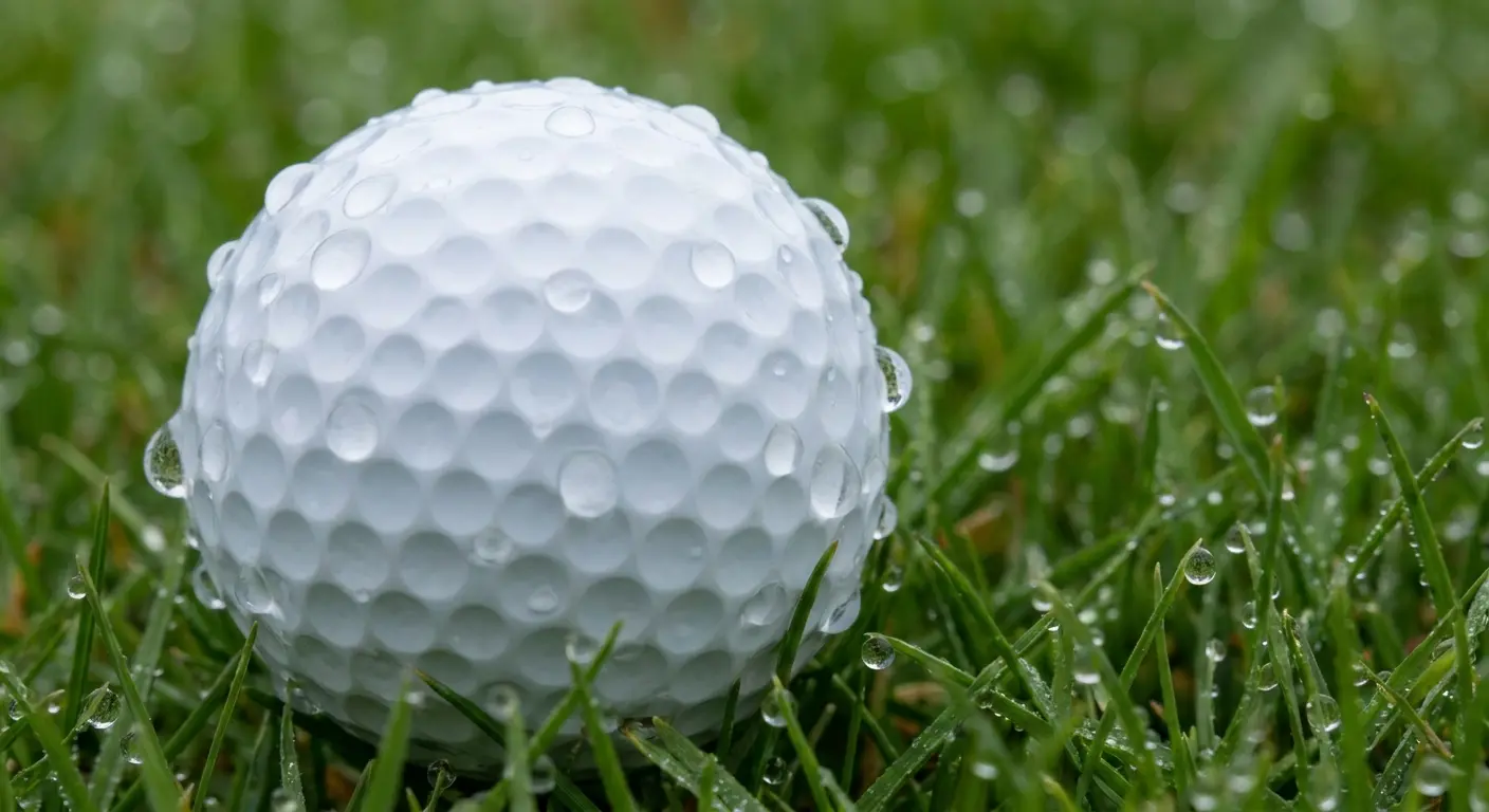 Wet condition golf ball technology