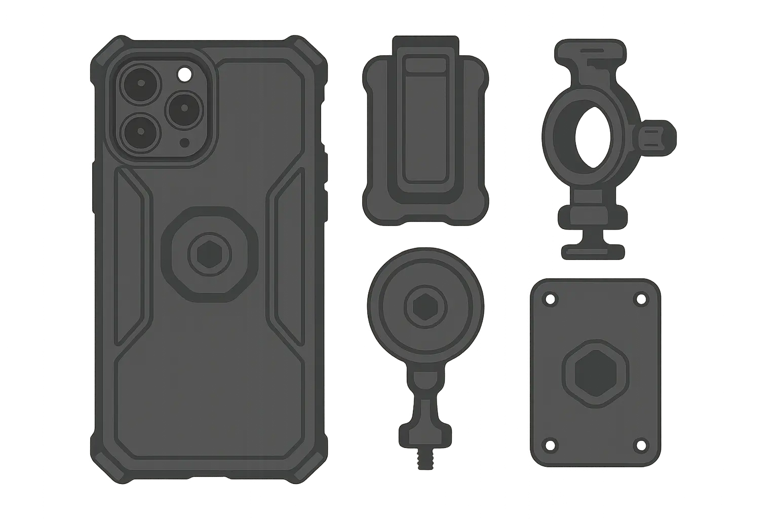 Rokform iPhone protection ecosystem and mounting solutions