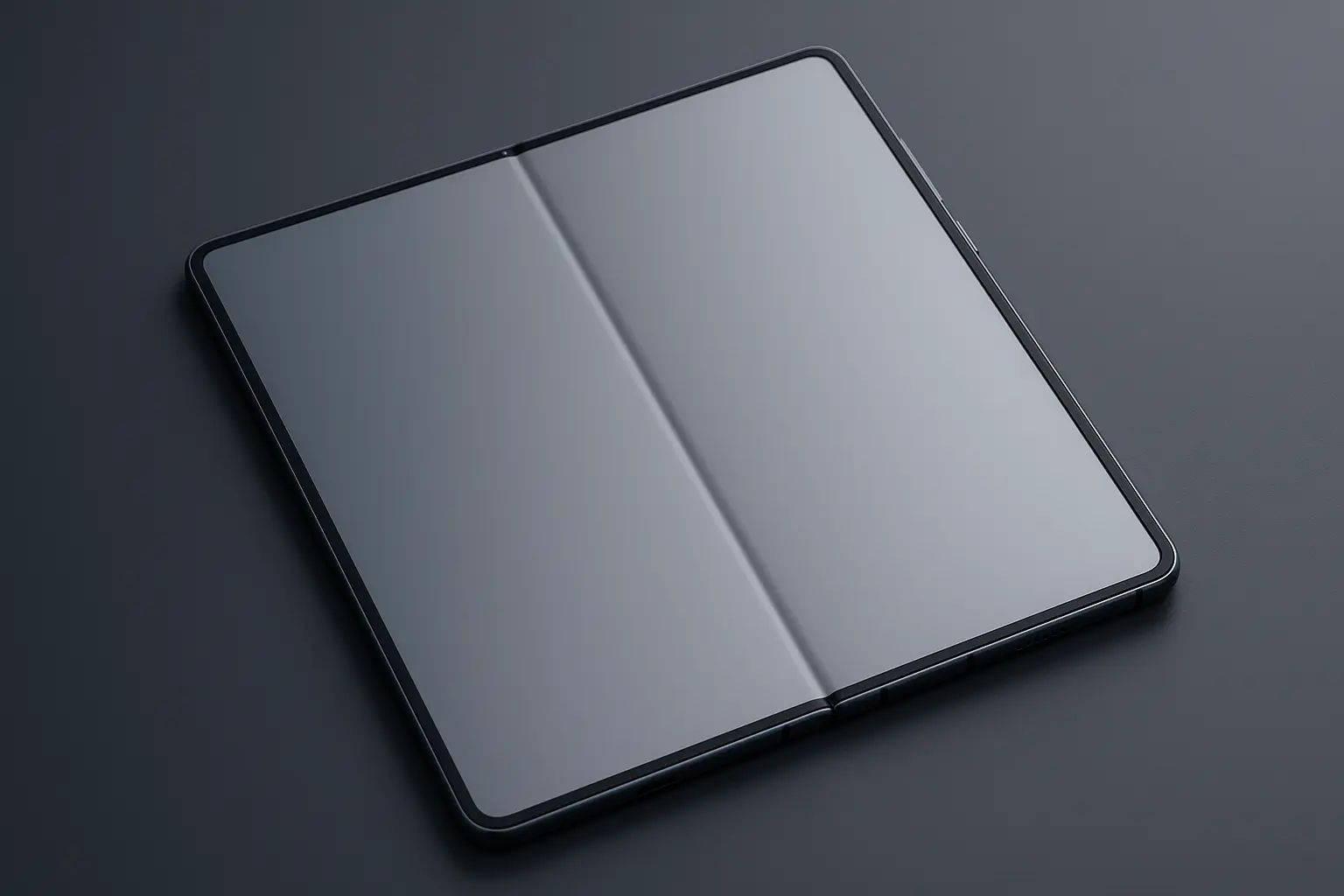 Foldable phones showing unfolded large screens