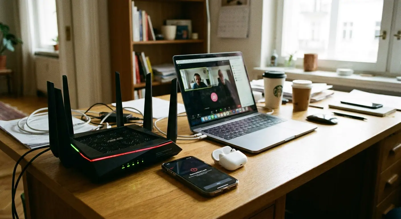 WiFi router causing Bluetooth interference
