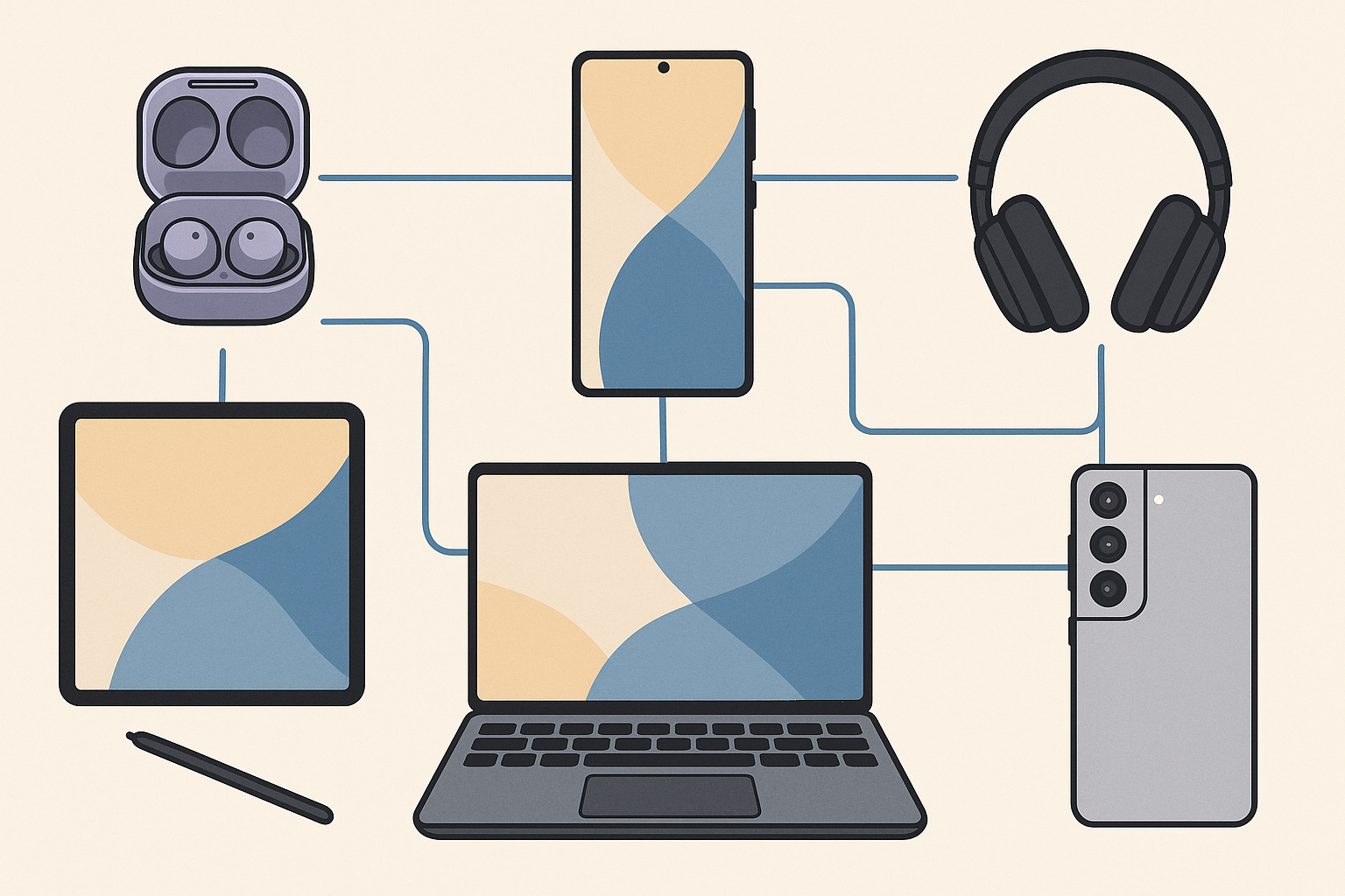 Samsung Galaxy smartphone ecosystem overview