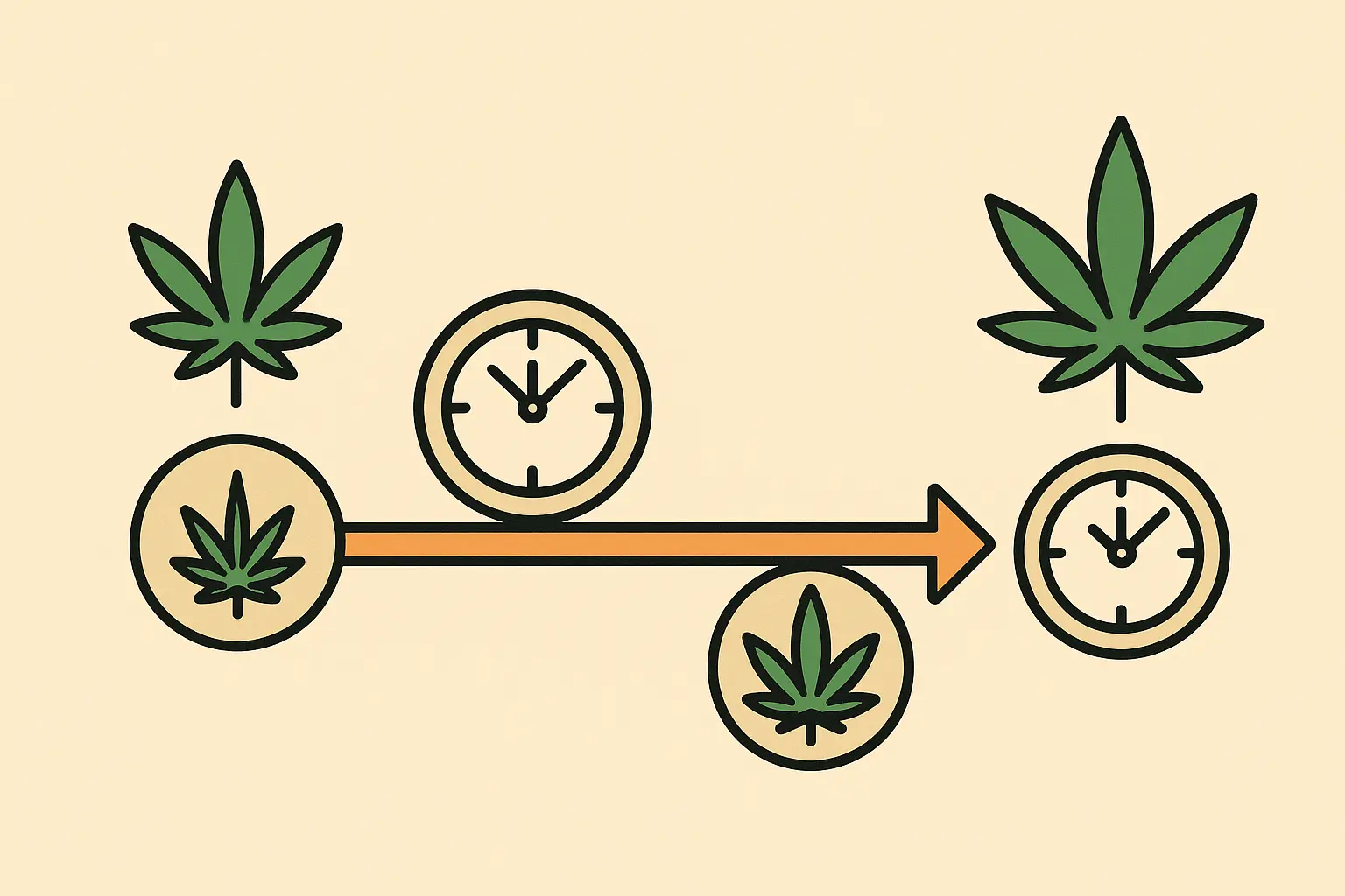 Cannabis effects timeline and user experience