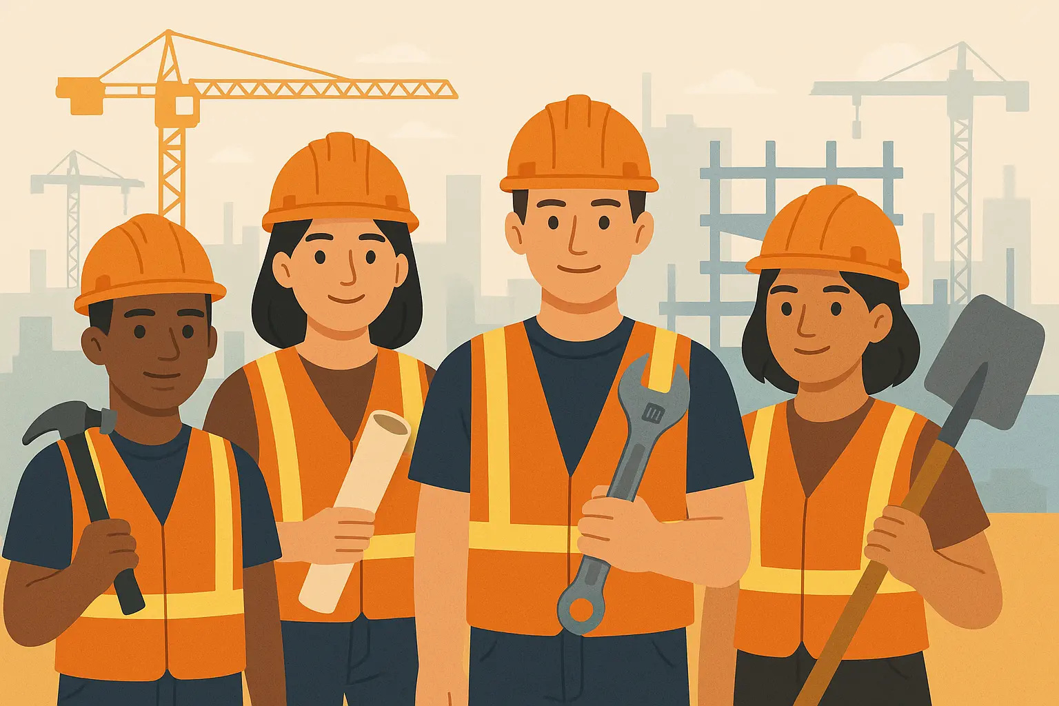 Entry-level construction resume examples showcase