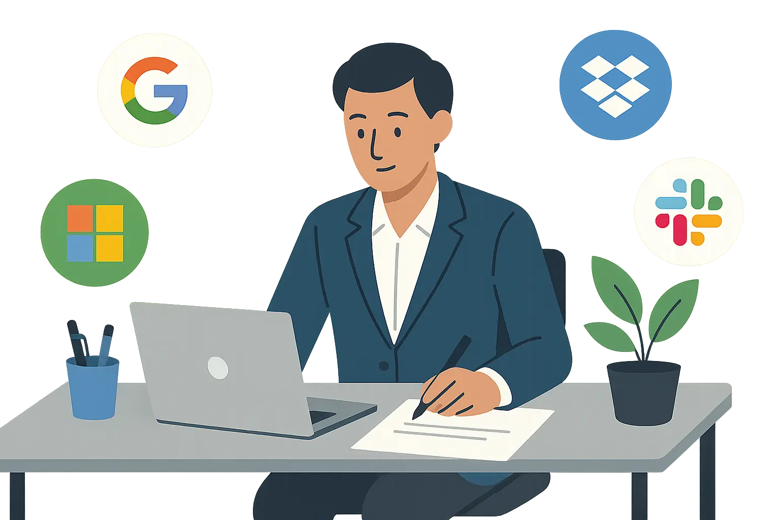 Professional writing a letter of interest