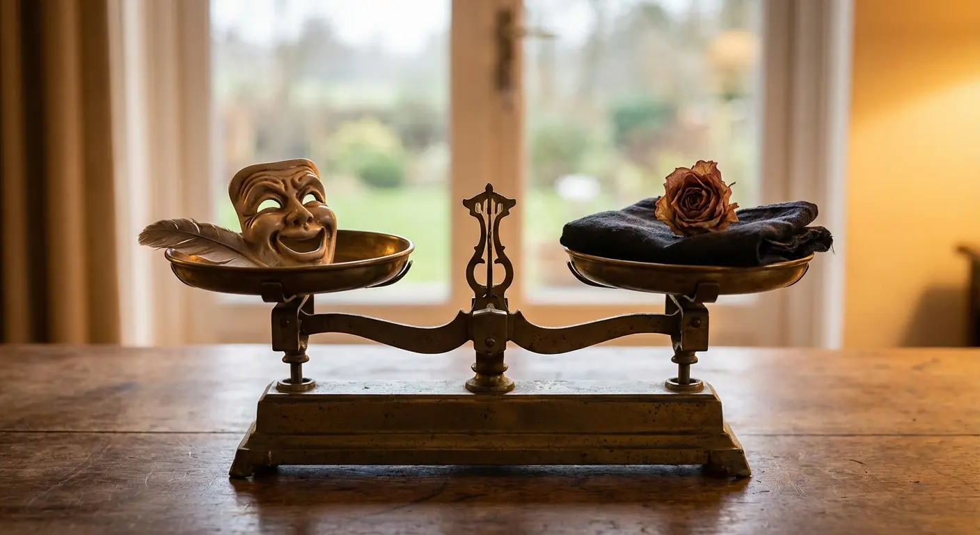 Balancing humor and solemnity in poems