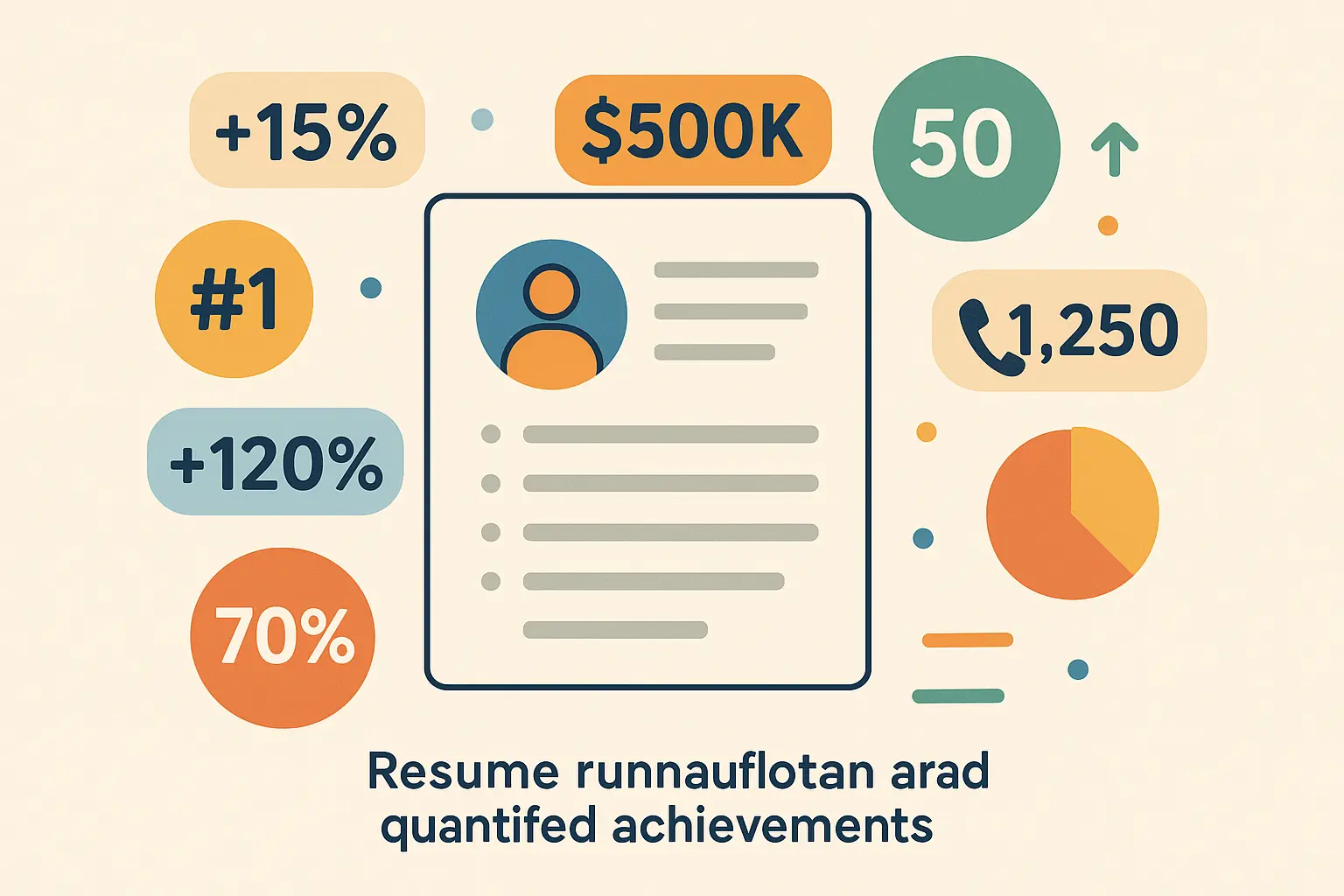 Quantifying achievements on resume