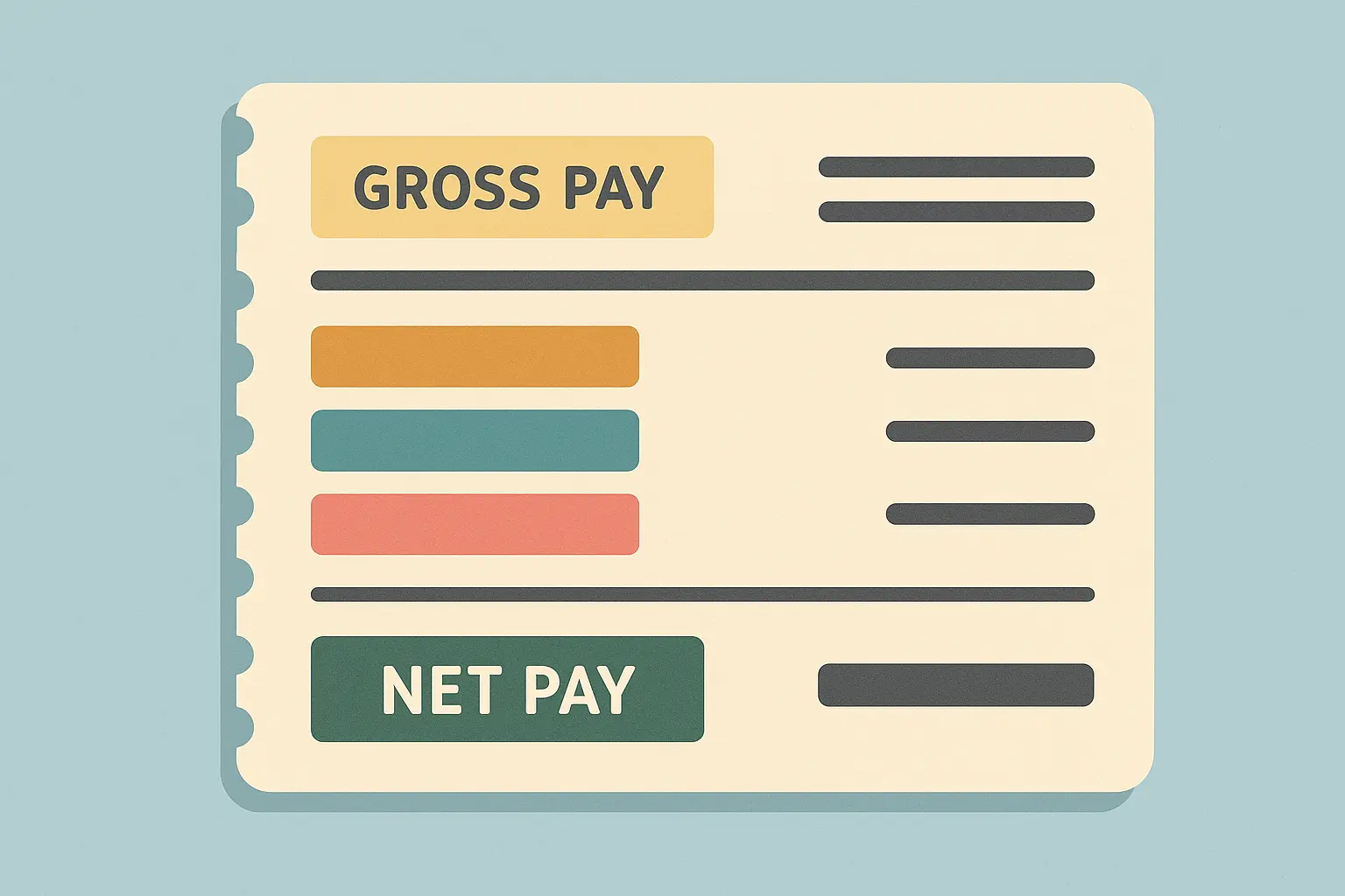 After tax salary calculator breakdown showing gross to net pay conversion