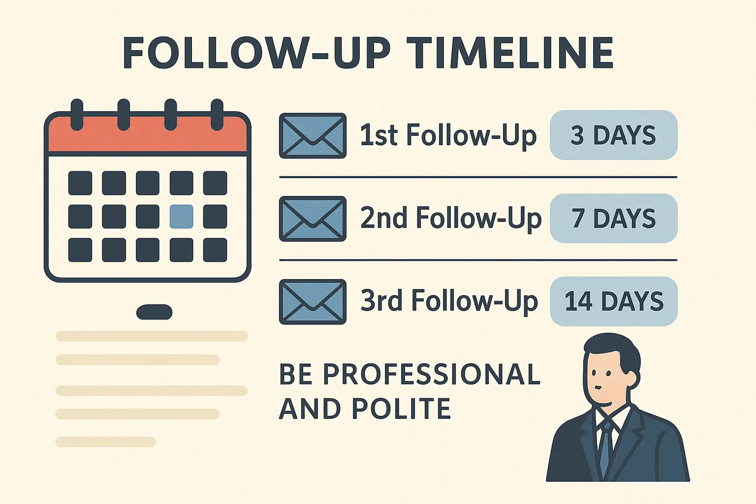 Interview follow-up timing