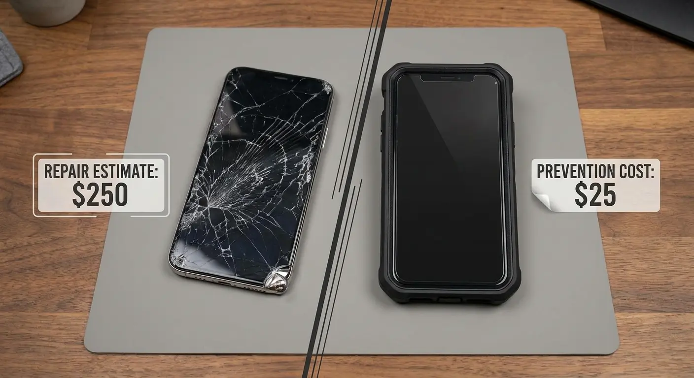 Phone repair cost comparison chart