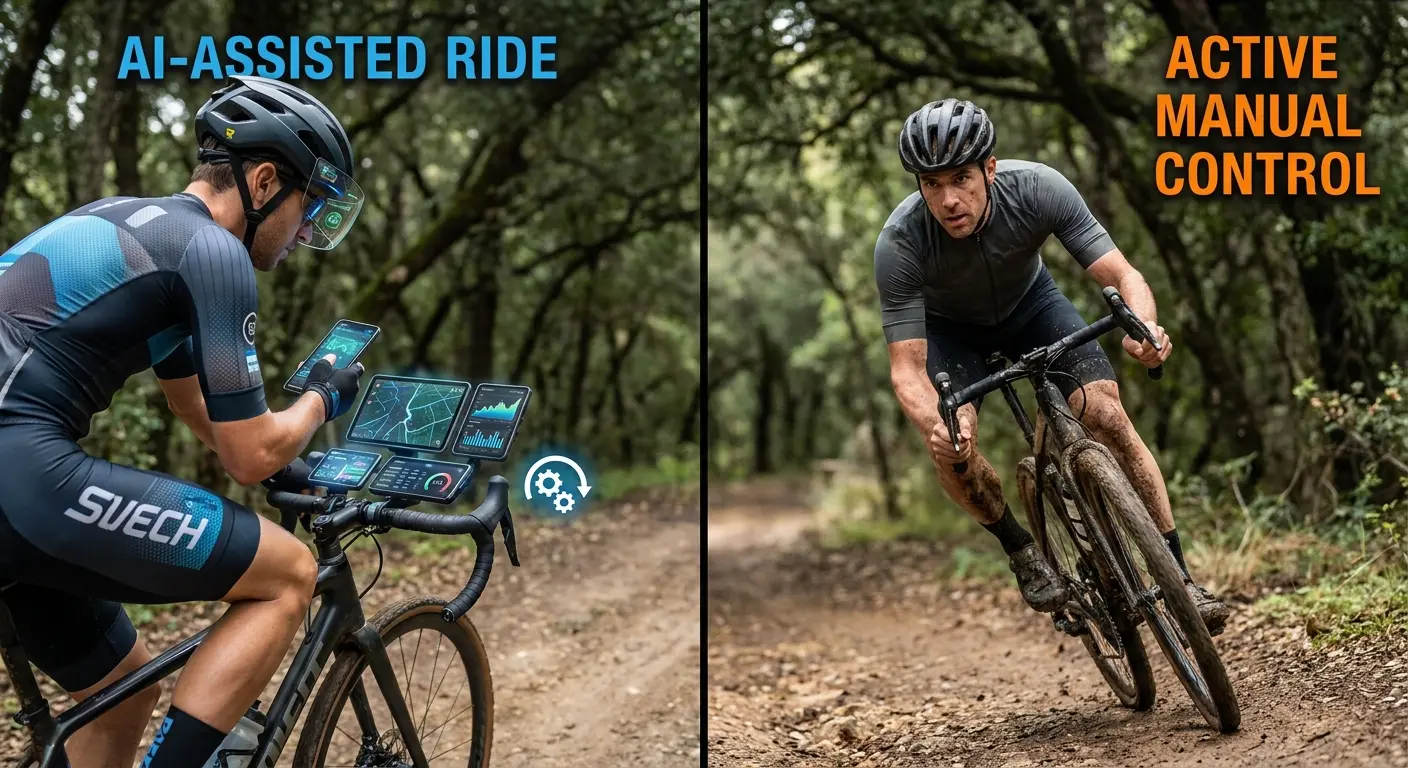 AI bike performance optimization display