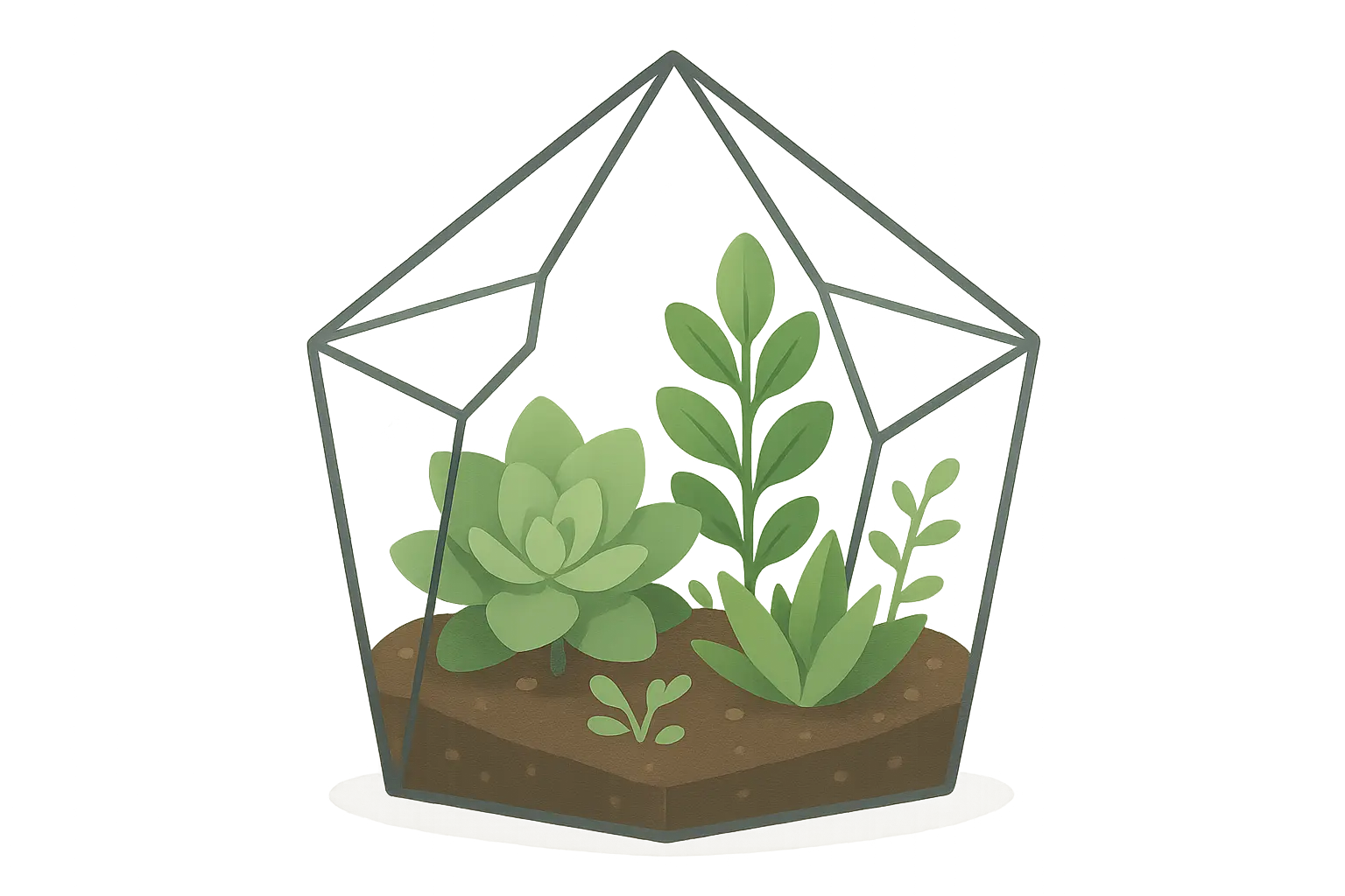 Botanical nature integration wallpaper